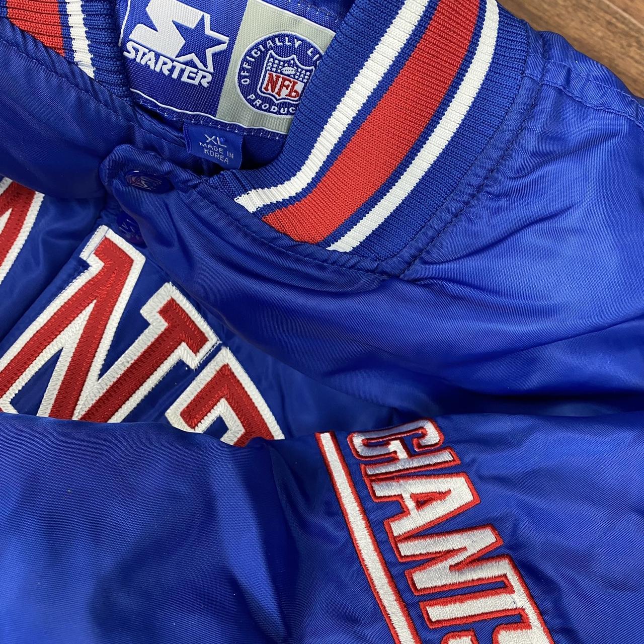 Vintage 90s NY Giants Starter Jacket Has some minor - Depop