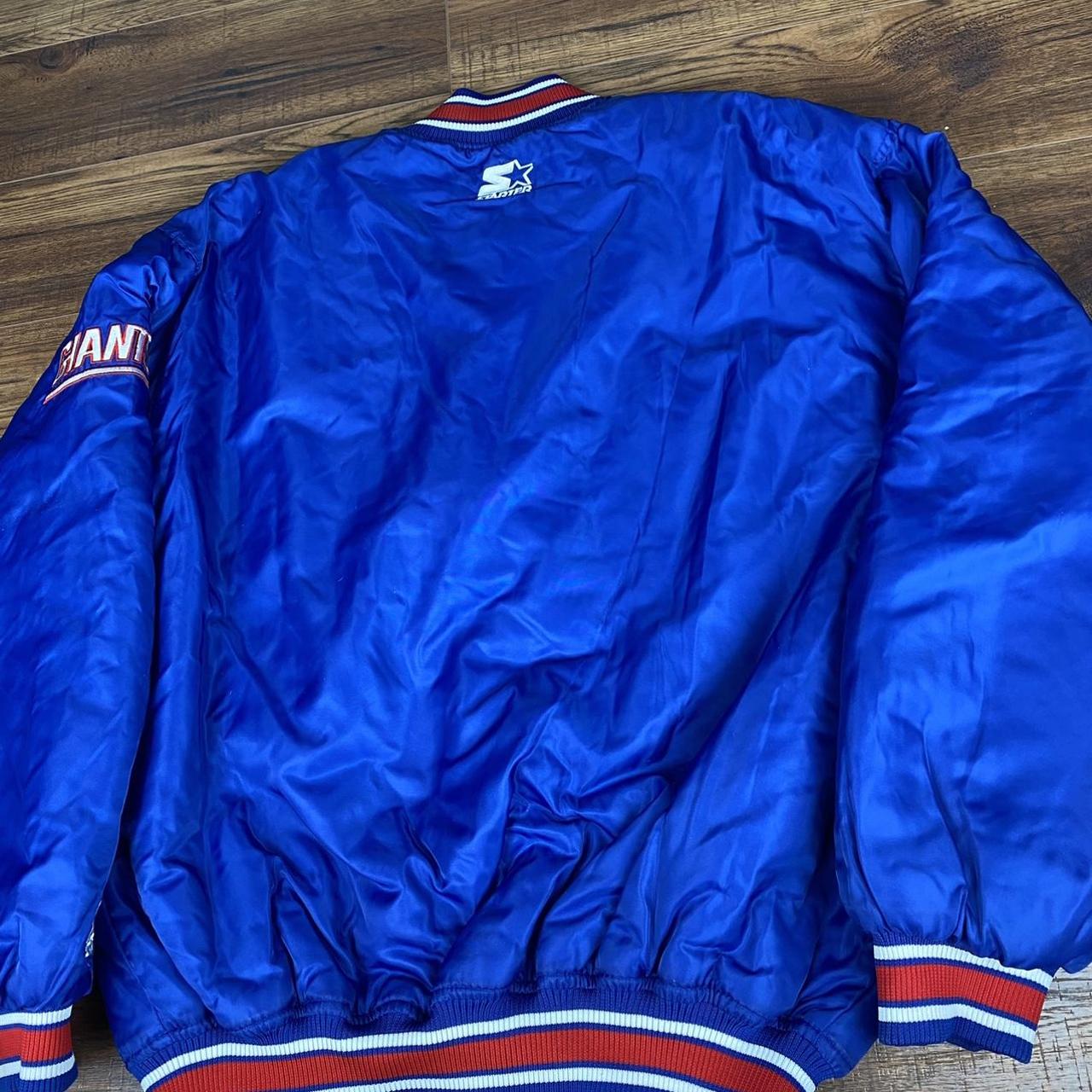 Vintage 90s NY Giants Starter Jacket Has some minor - Depop