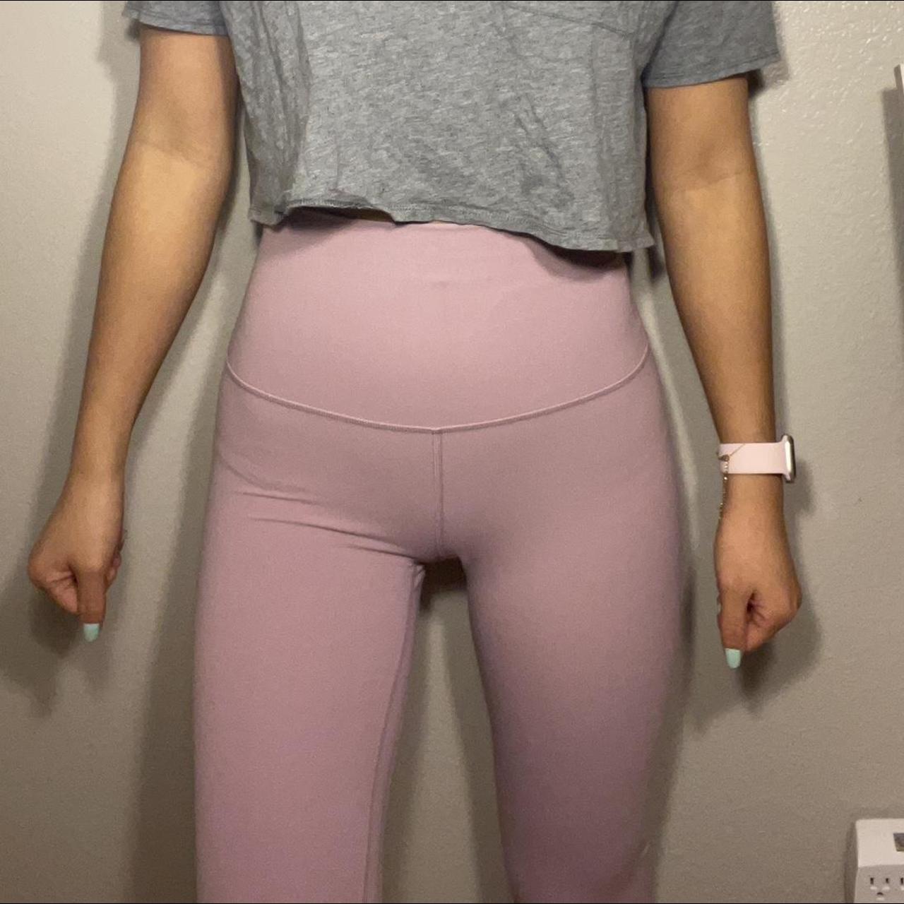 pink lululemon align leggings *high waisted, full - Depop