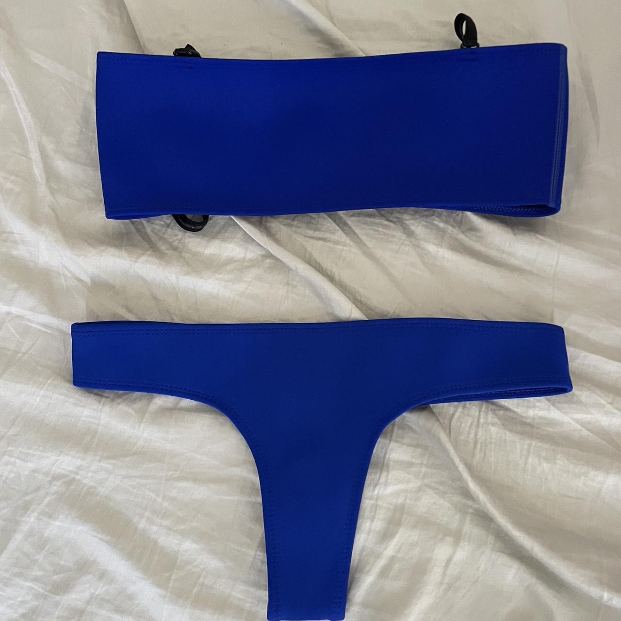 Triangl Women's Blue Bikinisandtankinisets Depop