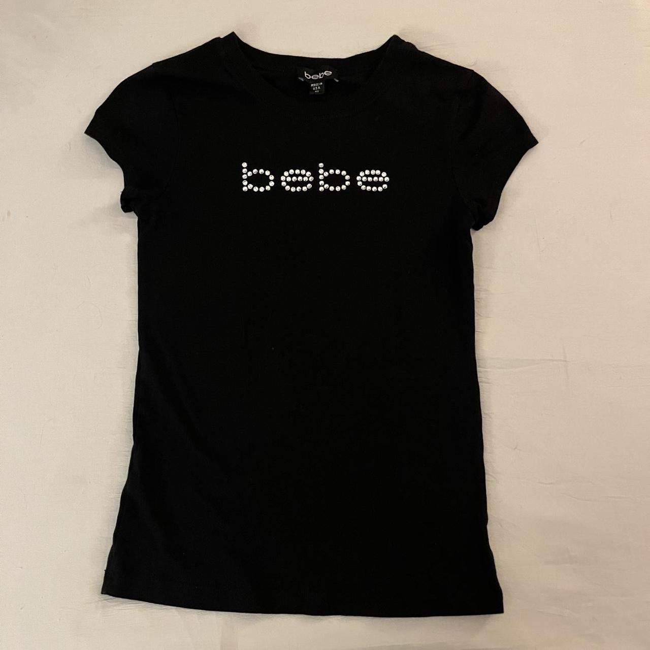 2000s Bebe studded tshirt Size xs , perfect... - Depop
