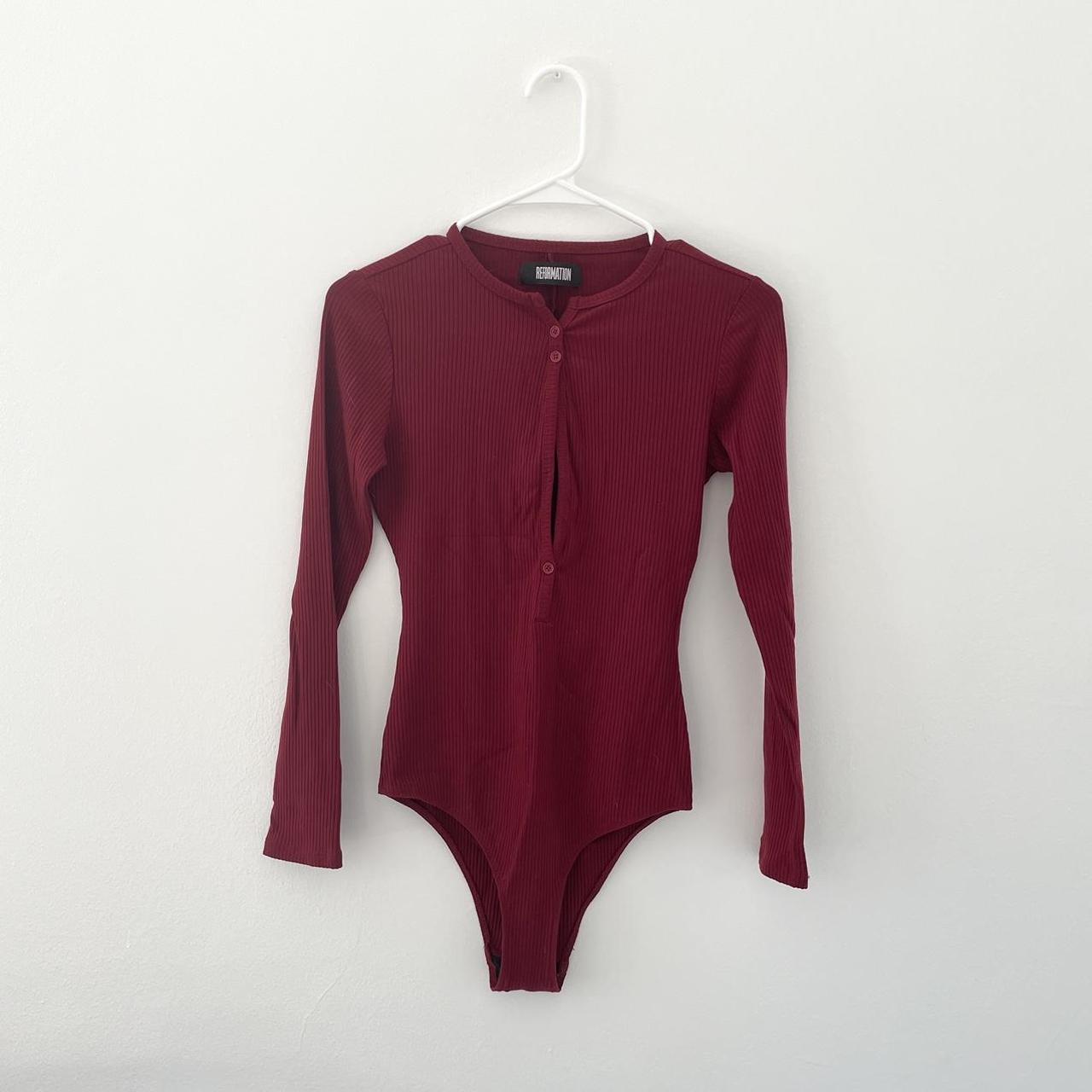 reformation encina bodysuit