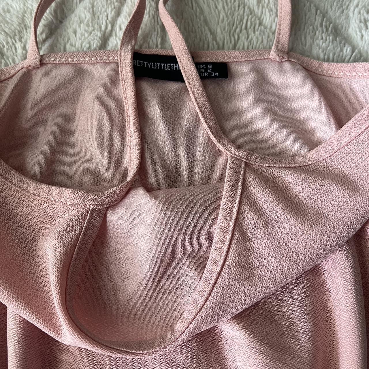 Betsey Johnson Women's Pink Dress | Depop