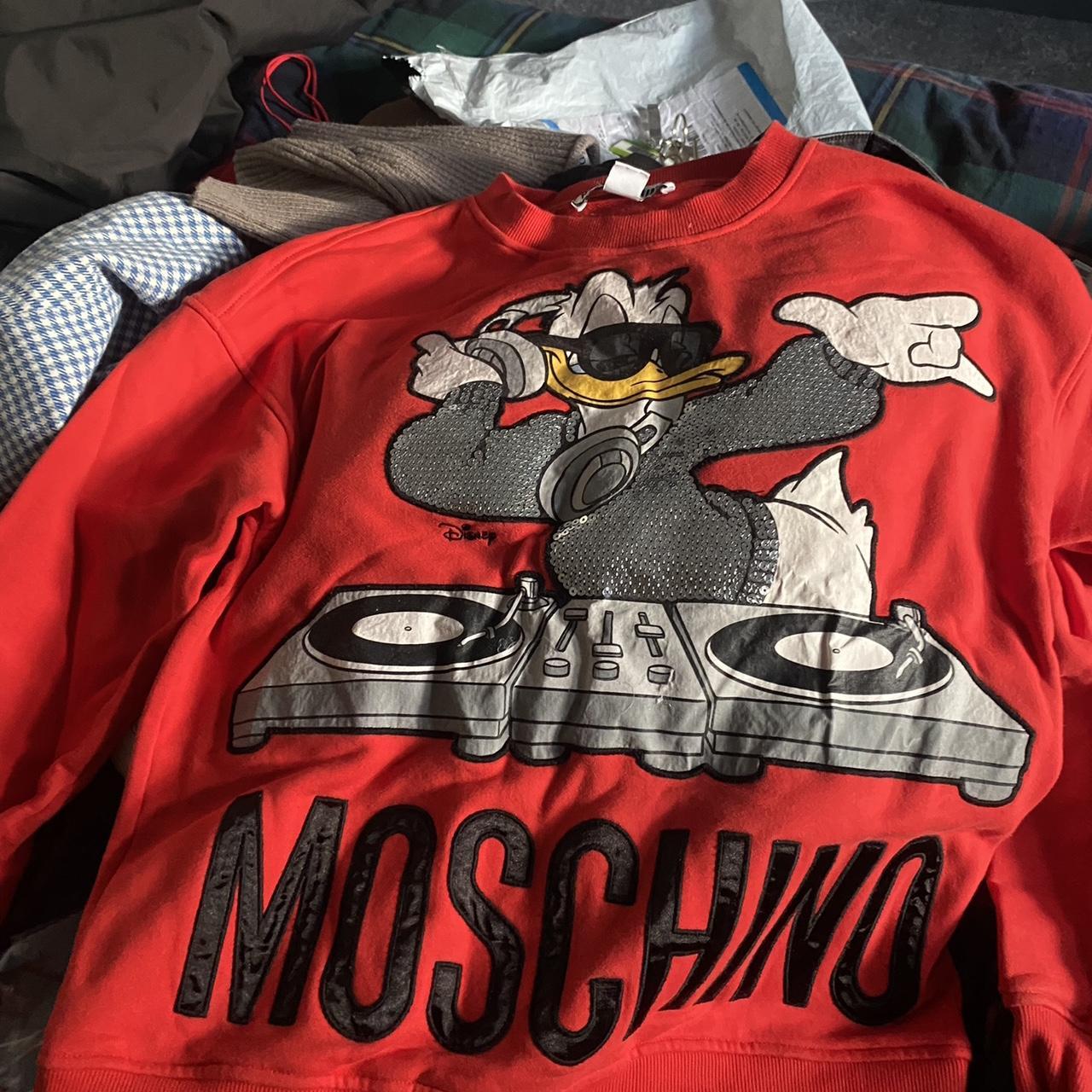 Moschino x H M DJ Donald Duck jumper