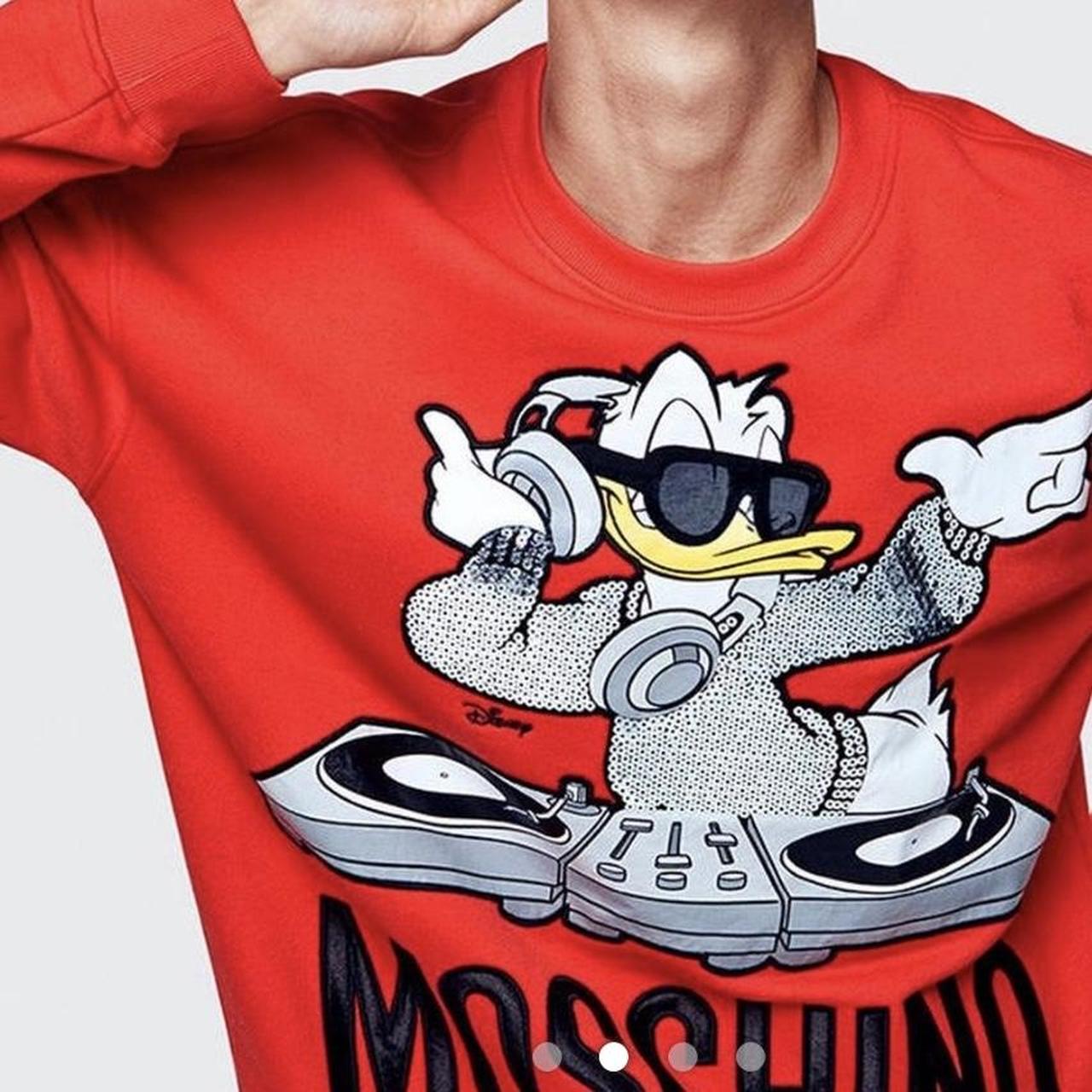 Sweatshirt Brand Donald Duck Sweatshirt H&m Moschino X H&M DJ