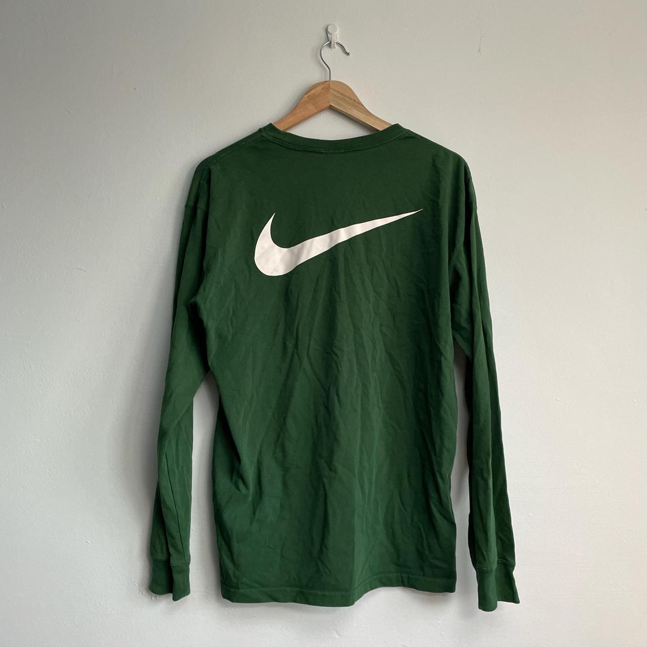 nike stussy tee green