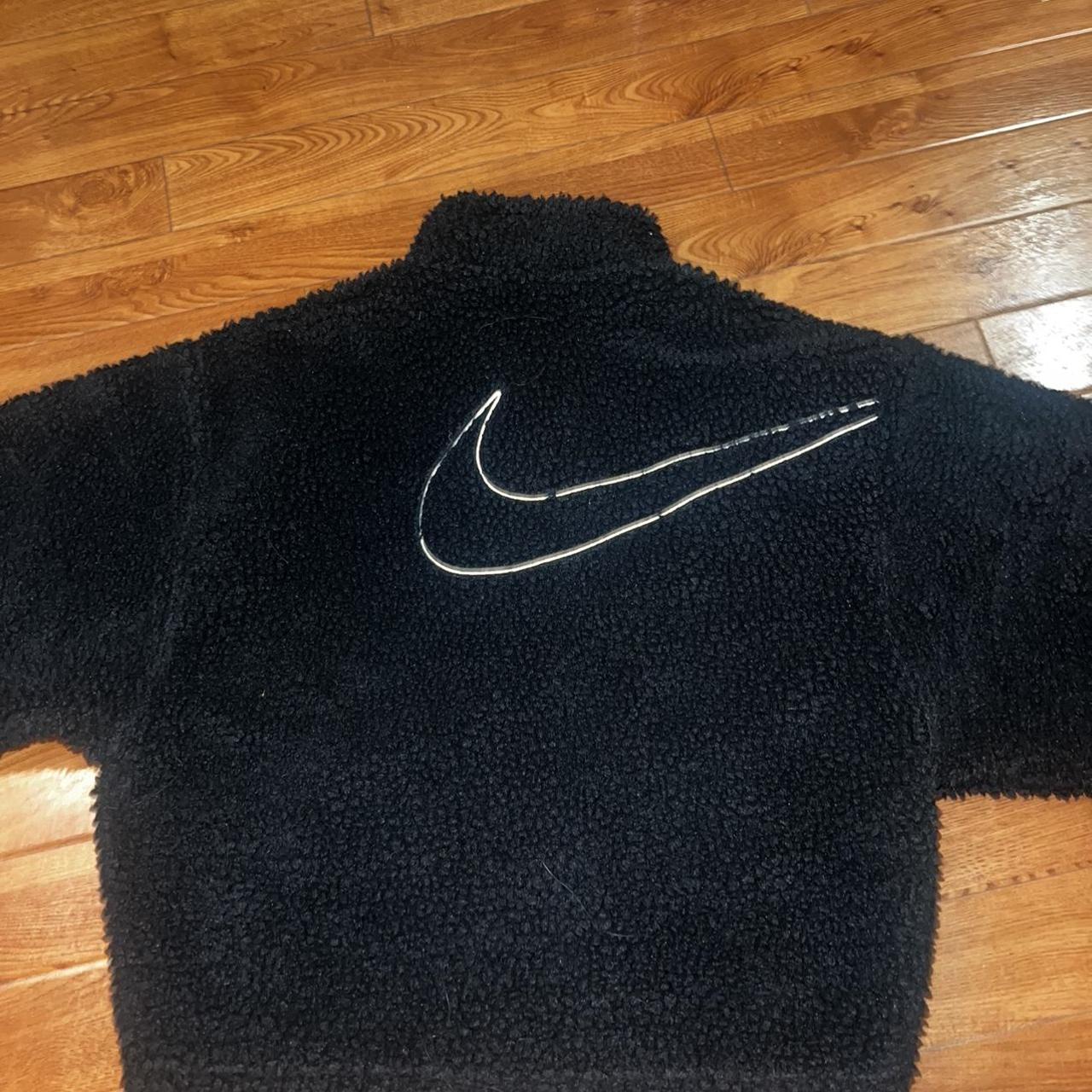 Nike teddy fleece zip up jacket Size small Lovely... Depop