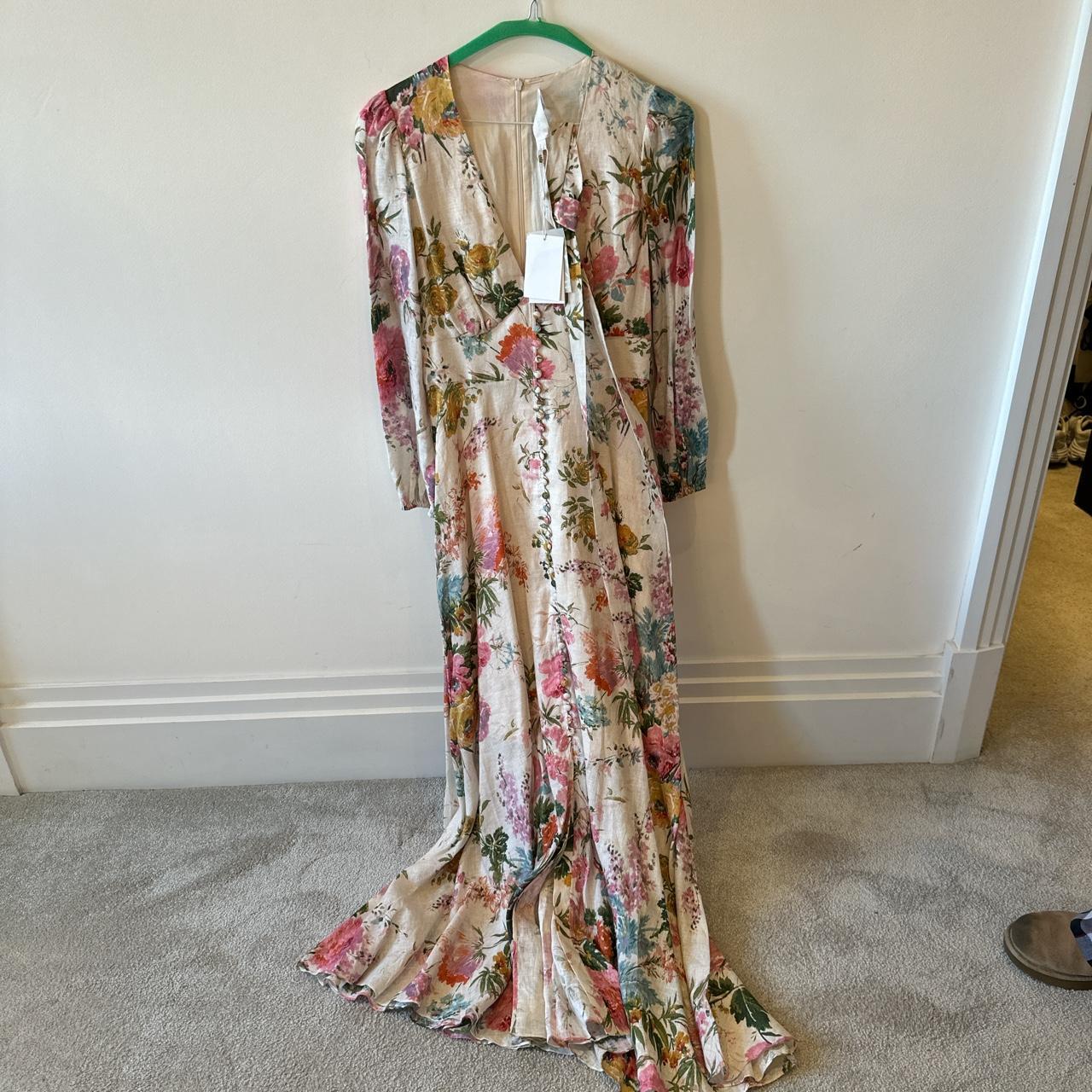 Heathers plunge hotsell long dress zimmermann