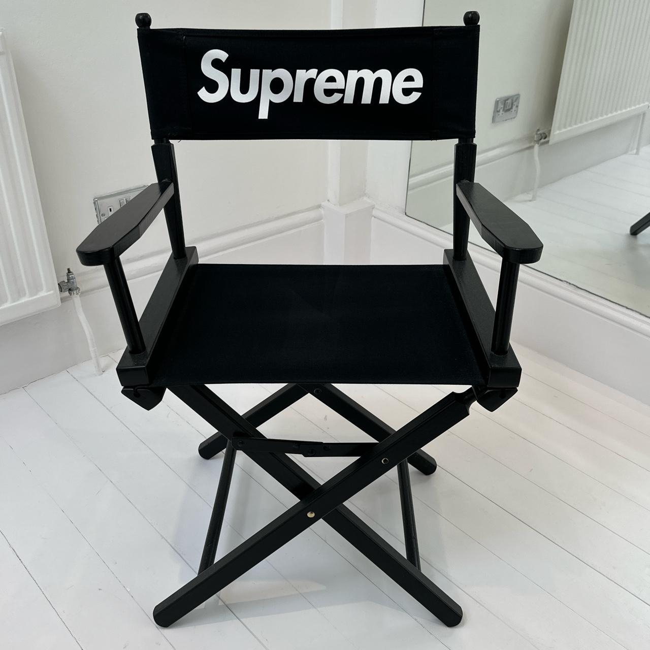 #Supreme Director's Chair, Style: Black, Never been...