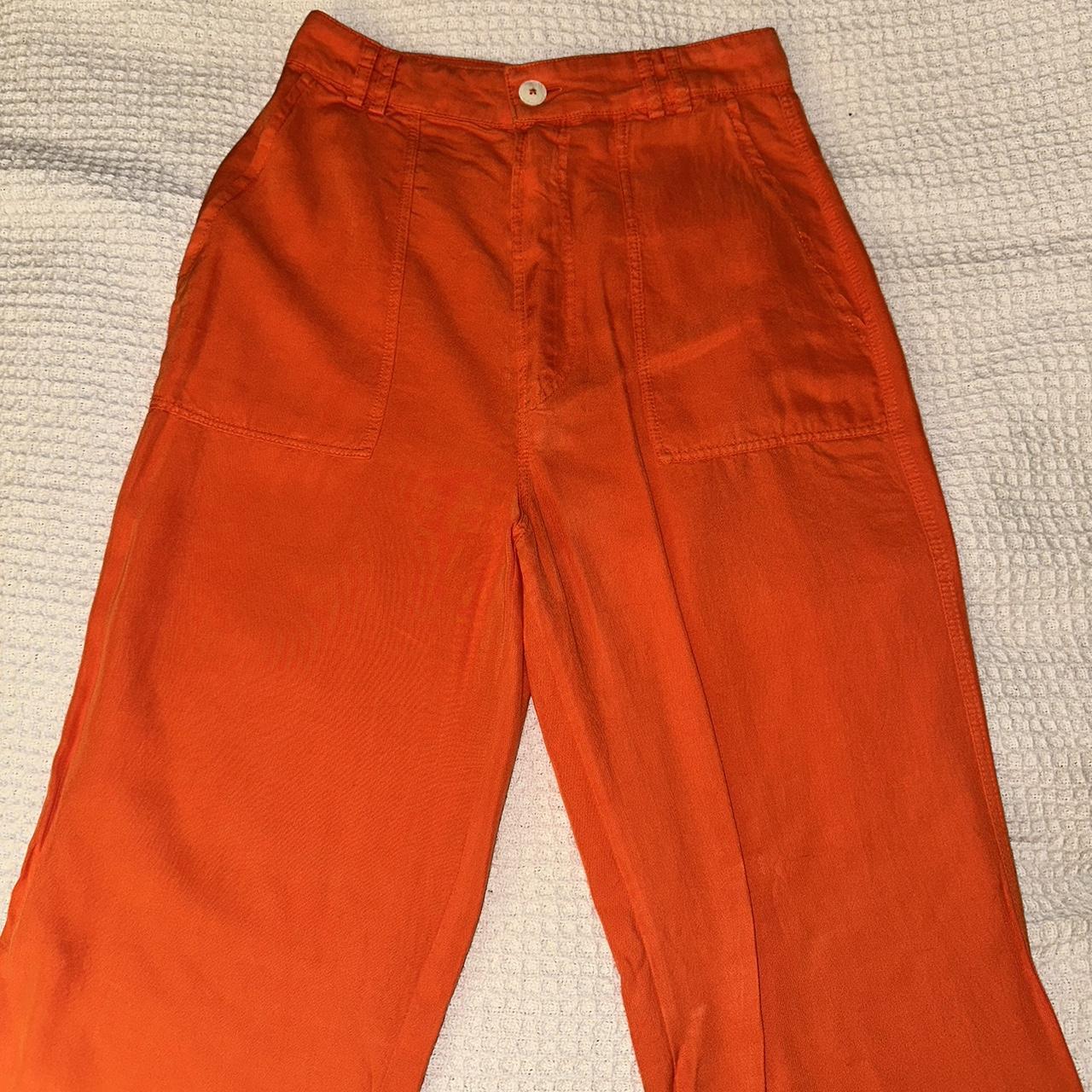 Zara Straight leg trousers very fine material!... - Depop