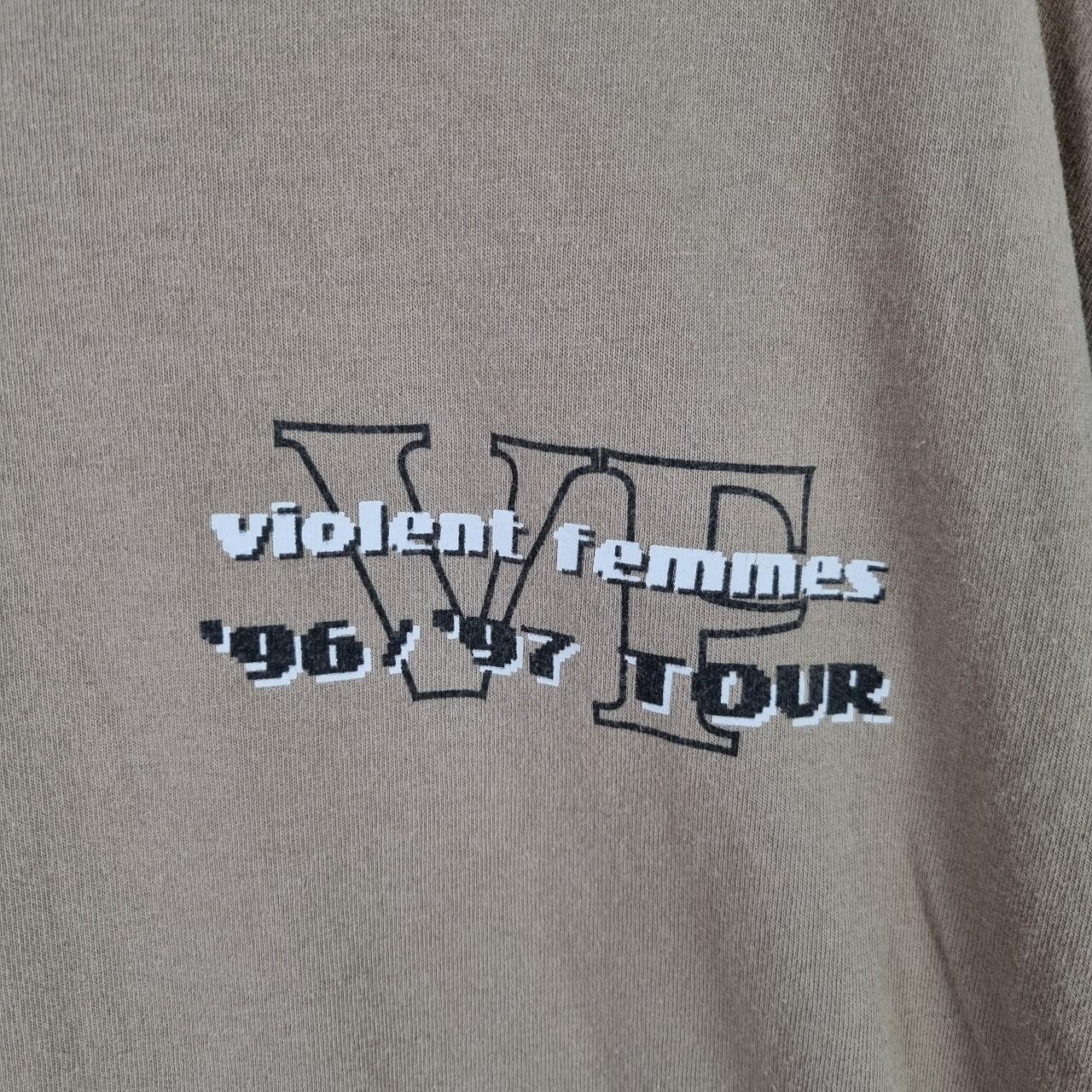 Vintage 1996 Violent Femmes Single Stitch Band T | Depop Vintage 1996 Violent Femmes Single Stitch Band T | Depop