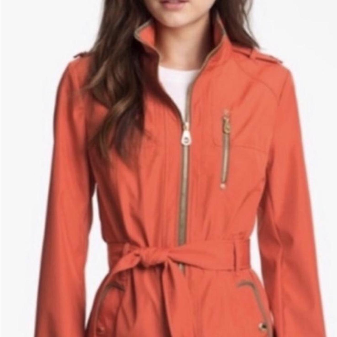 Michael kors deals coats womens orange