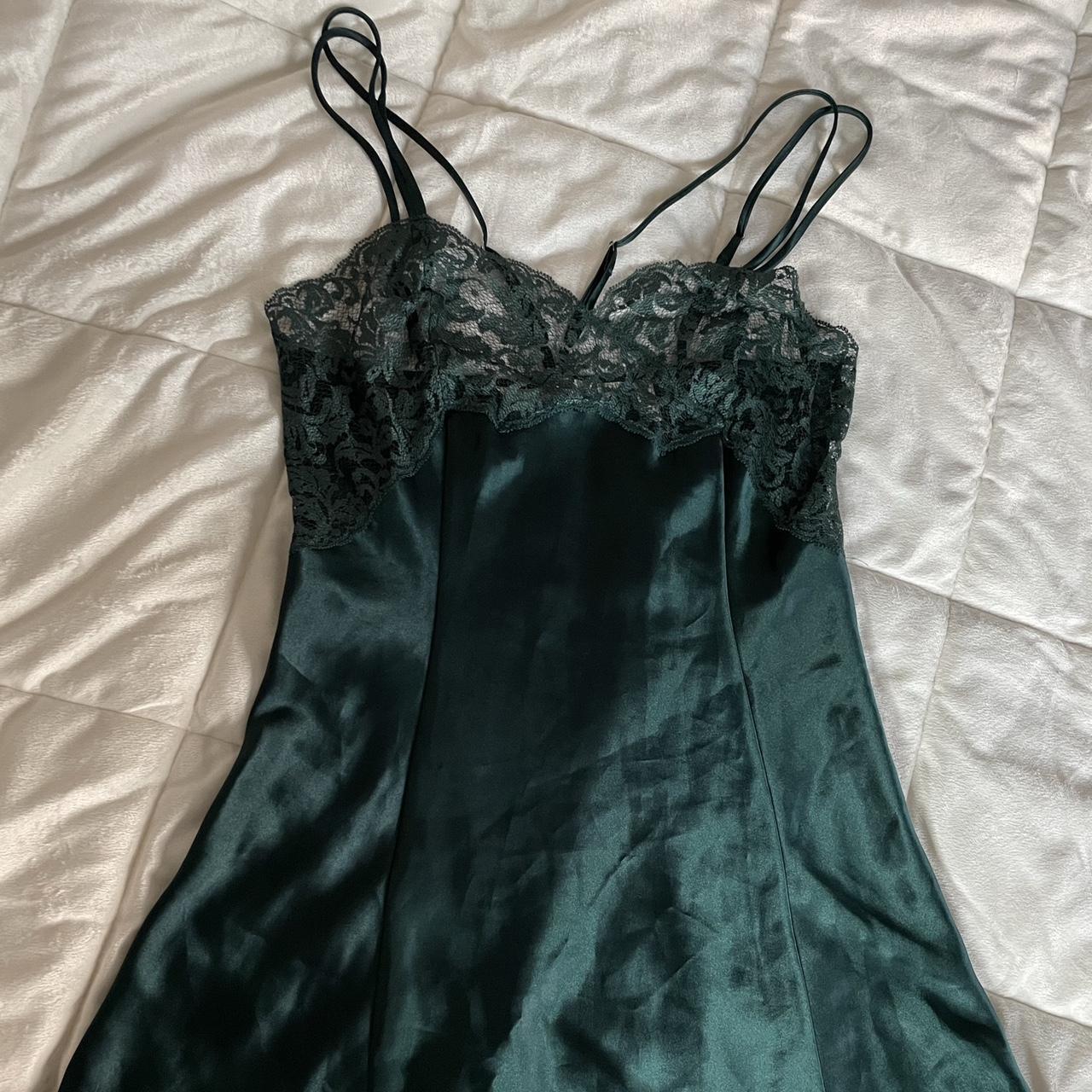 Victoria's Secret Women's Green Dress | Depop