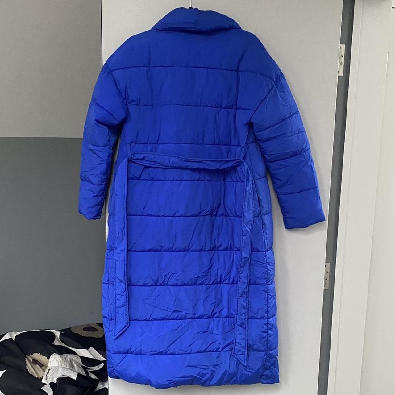 Reserve Women's Blue Coat Depop