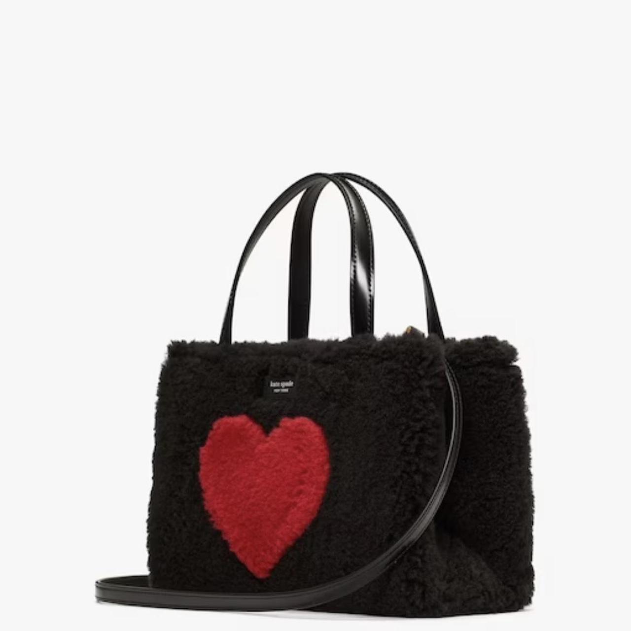 Kate Spade Everything Faux-fur Large Tote In Black