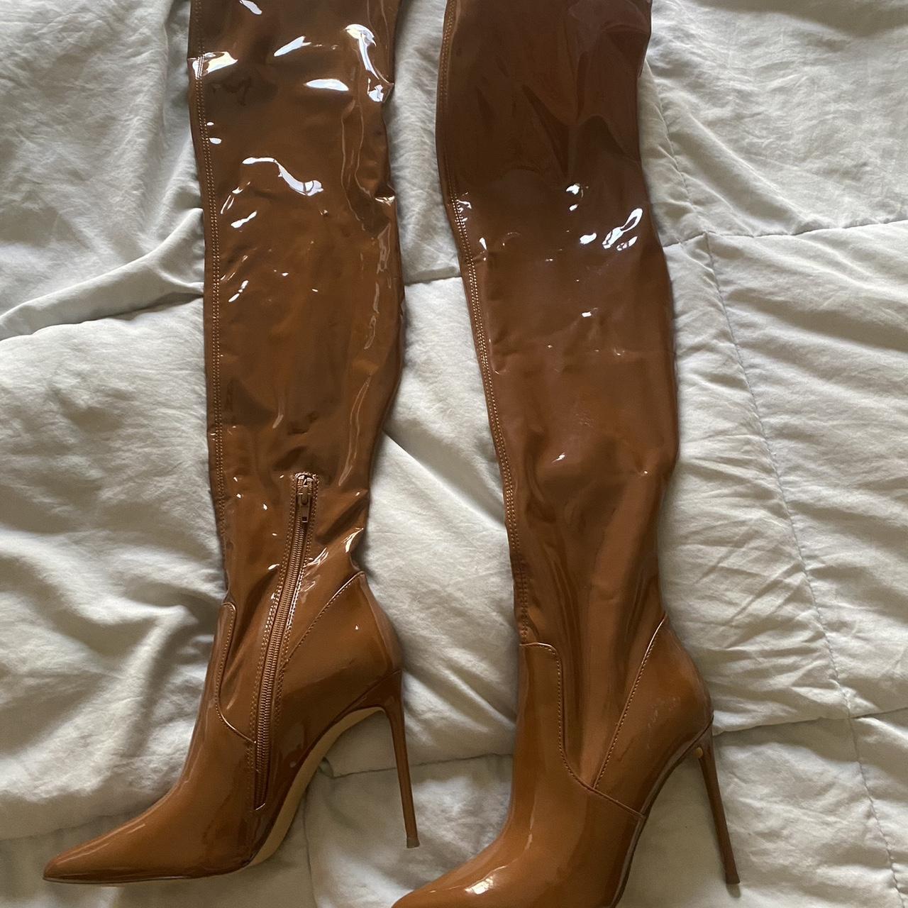 Steve madden cognac on sale boots