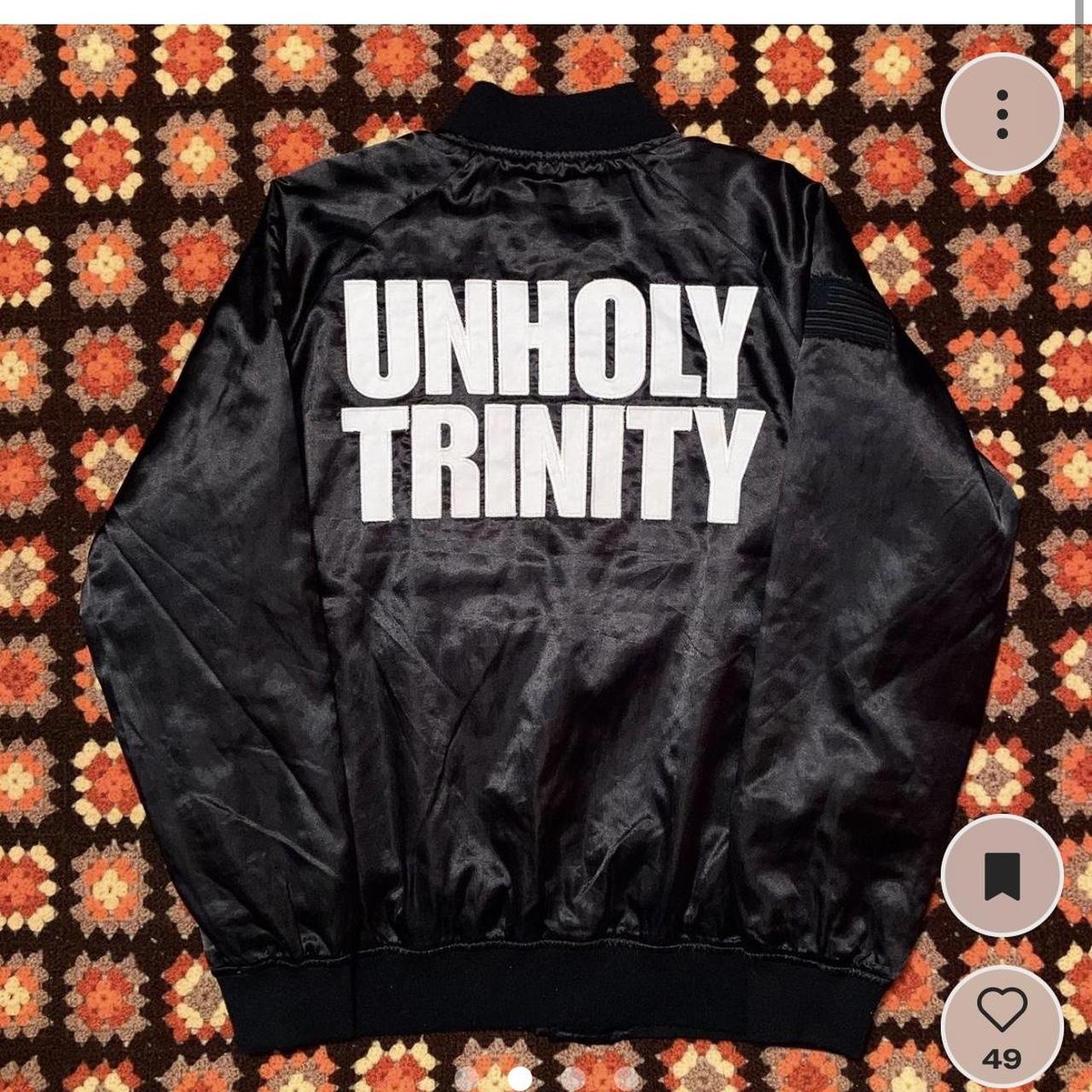 Fucking Awesome Unholy Trinity Satin Bomber Jacket....