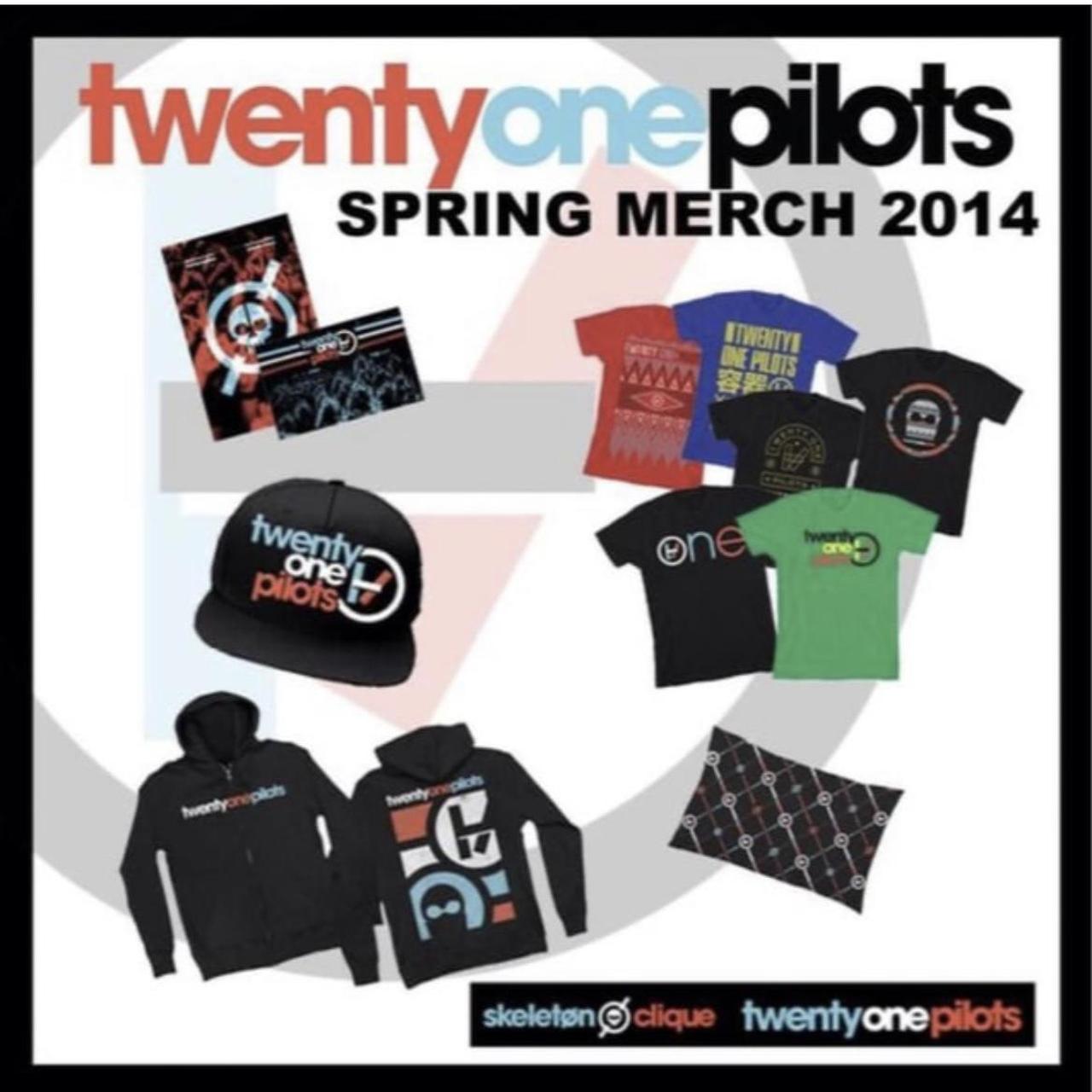 RARE twenty one pilots pillow case Spring 2014 tour... - Depop