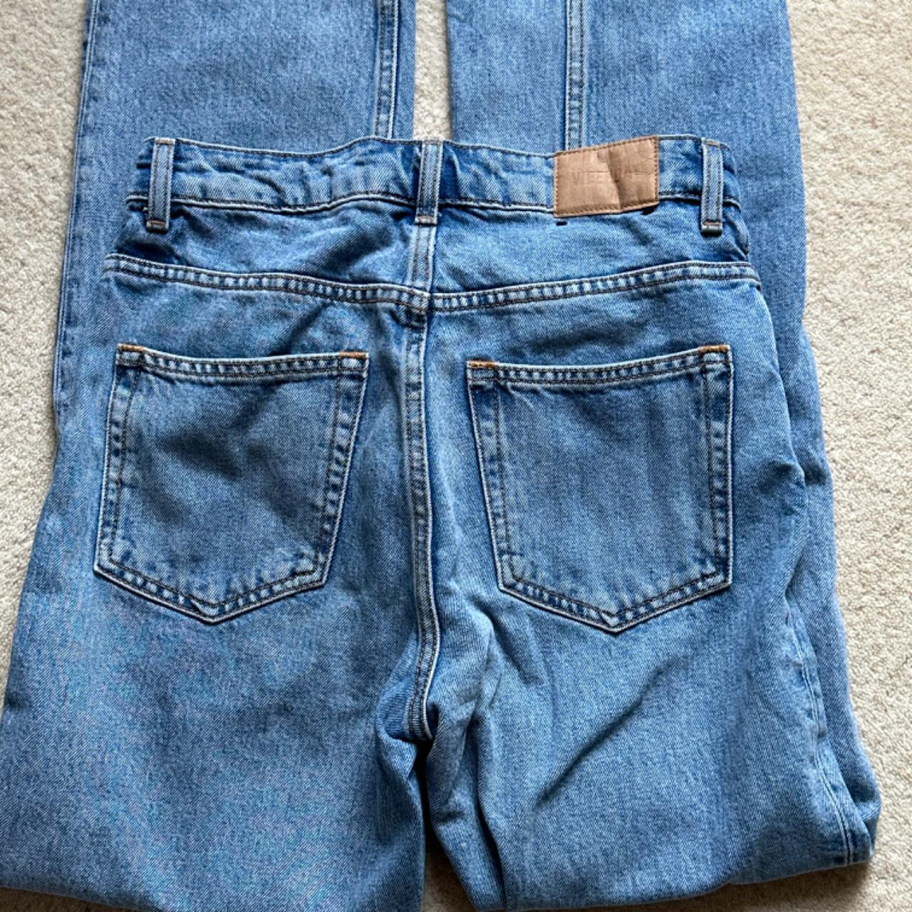 Weekday blue straight leg jeans. Super comfy and... - Depop