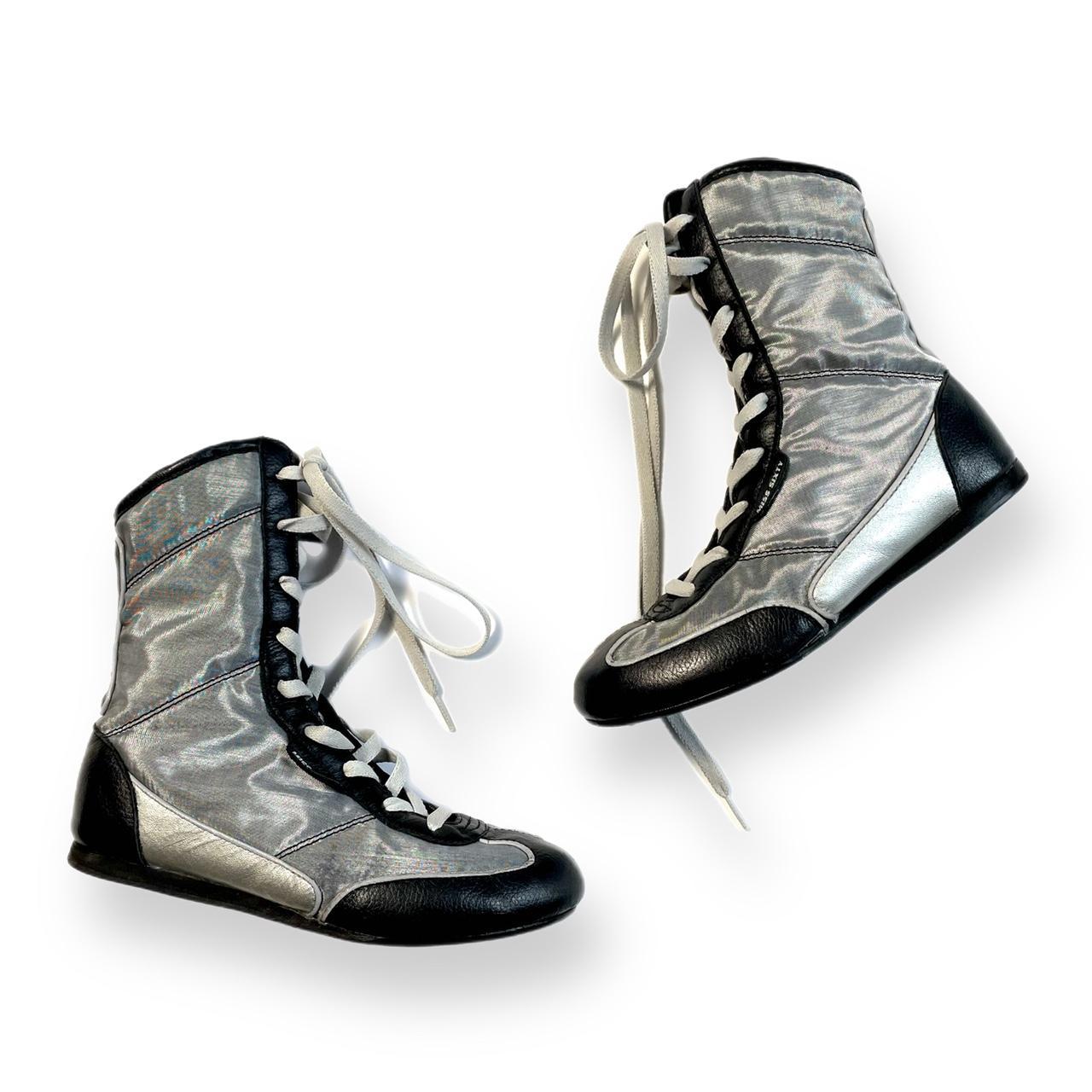 vintage 1990's miss sixty boxing shoes, partially | Depop