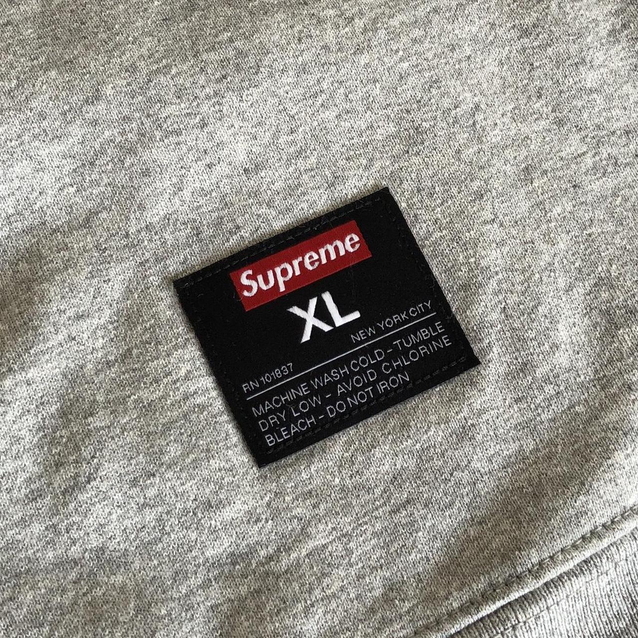Supreme Kanji Logo Crewneck Style: Heather | Depop