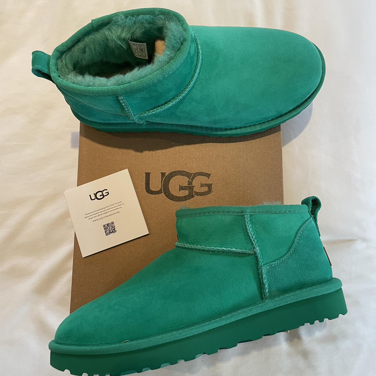 Emerald green ultra mini classic Ugg boots Brand new... Depop