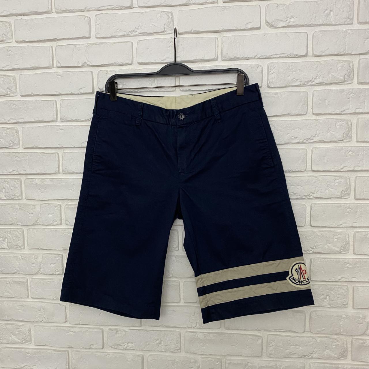 Navy moncler shorts discount
