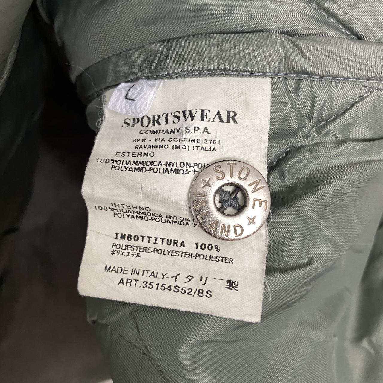 Vintage 2001 Stone Island Jacket Laminate Webbing | Depop