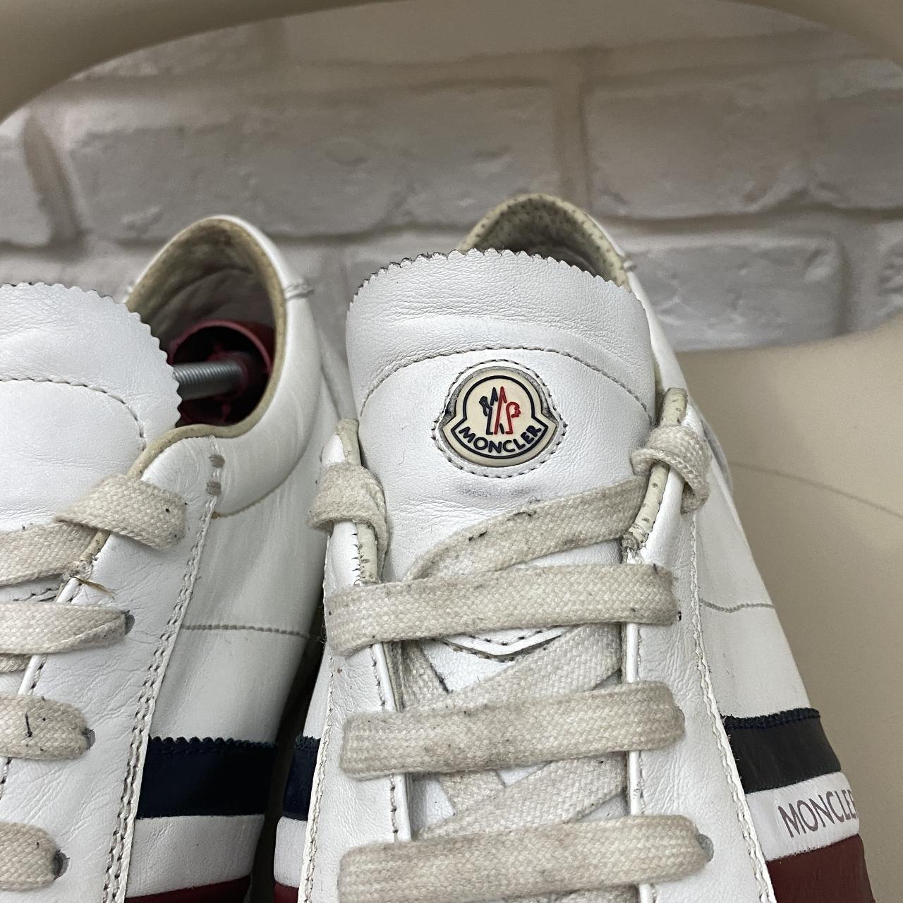 Moncler Monaco Sneakers Low Top Leather Italy US 12 | Depop