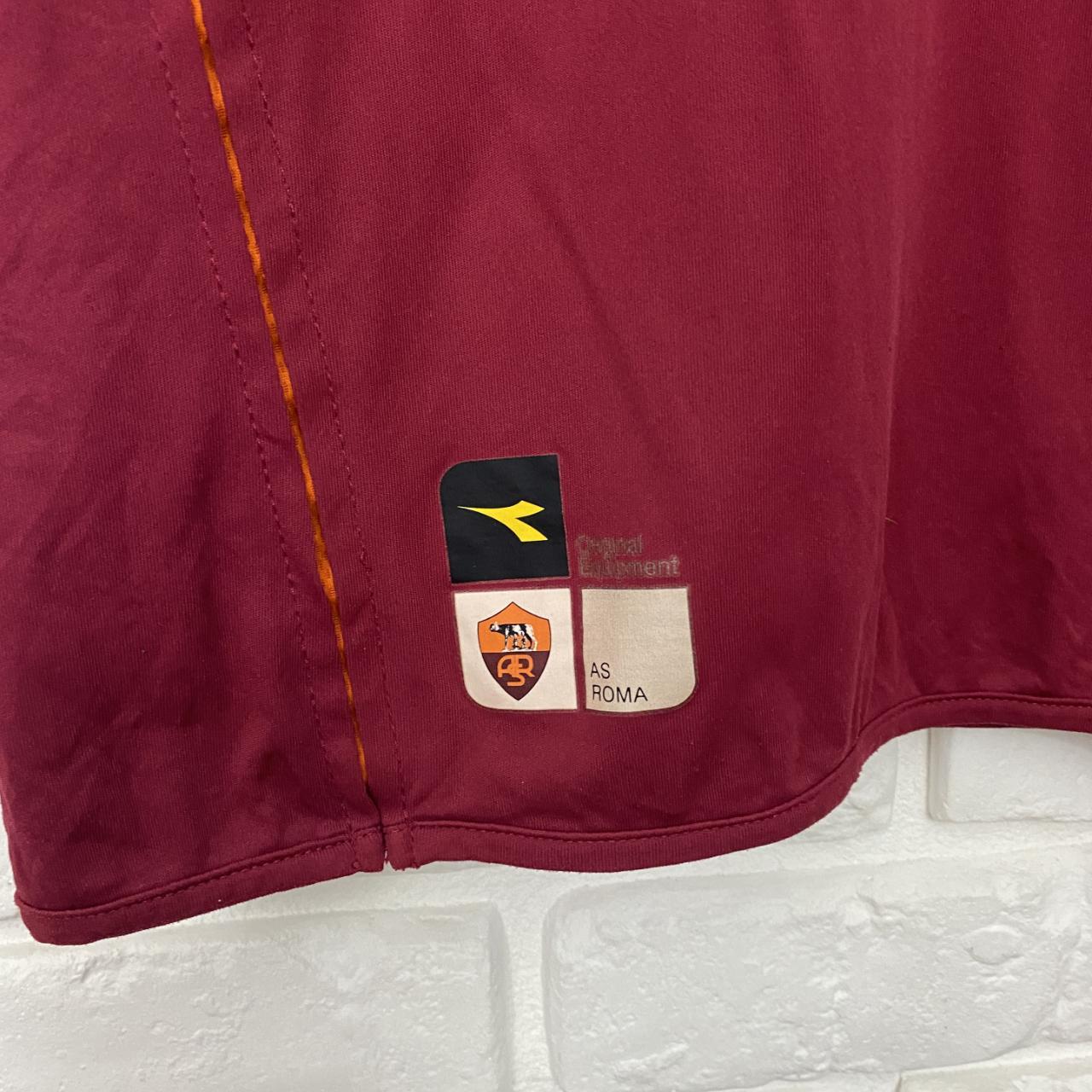 AS Roma Diadora 2003 2004 Home Soccer Jersey | Depop
