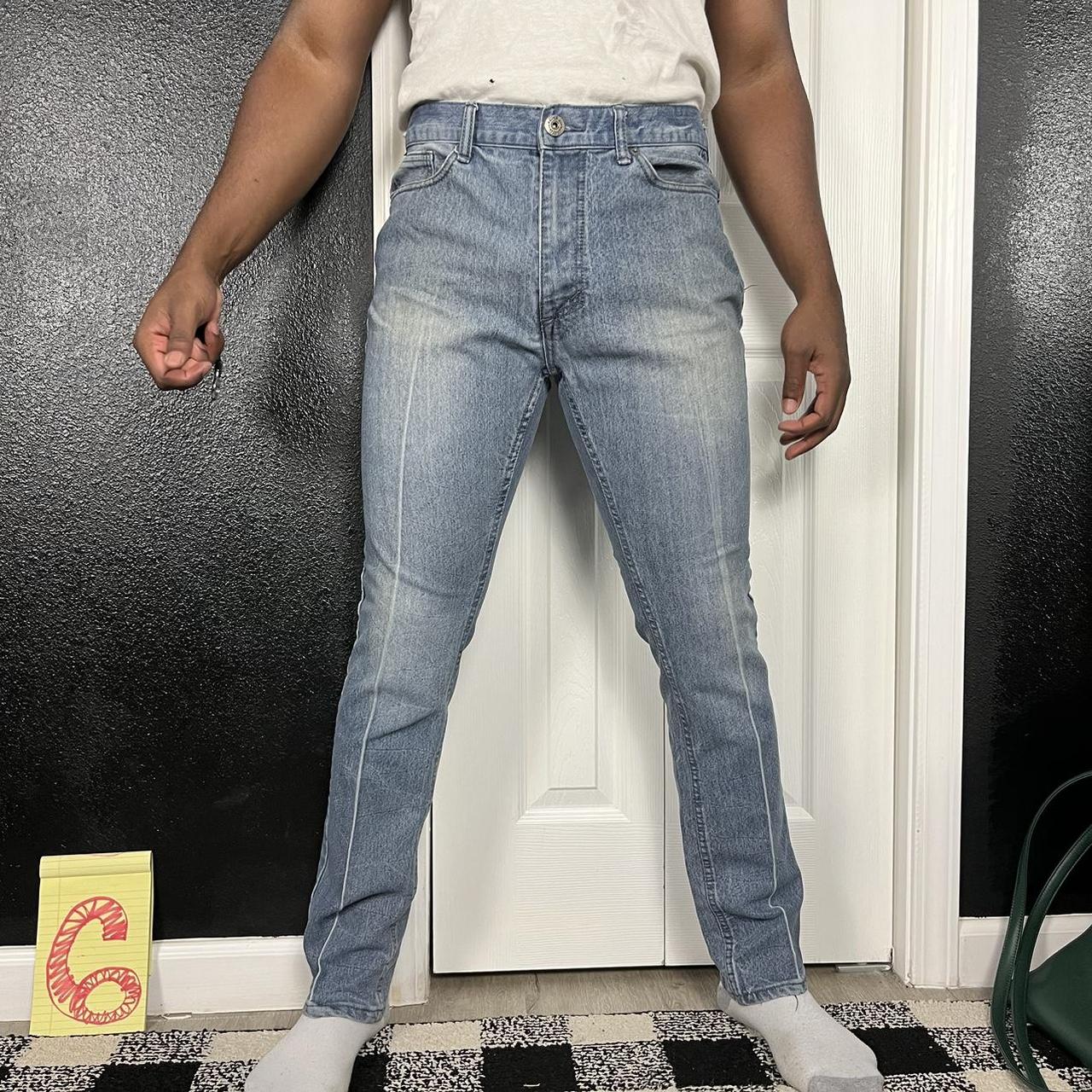 Old Navy Men's Blue and Navy Jeans Depop