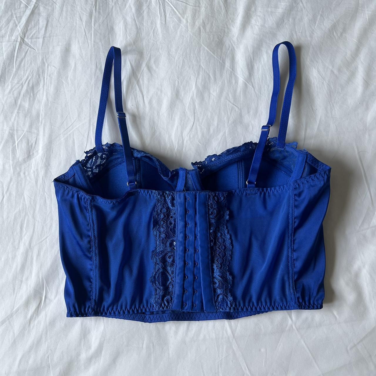 BDG Urban Outfitters Lace & Satin Corset Crop... Depop