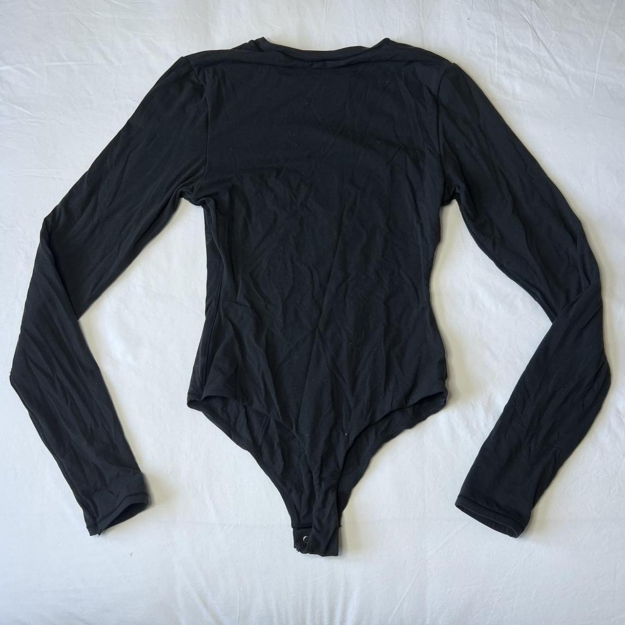 SKIMS Fits Everybody Long Sleeve Crew Neck Bodysuit - Depop