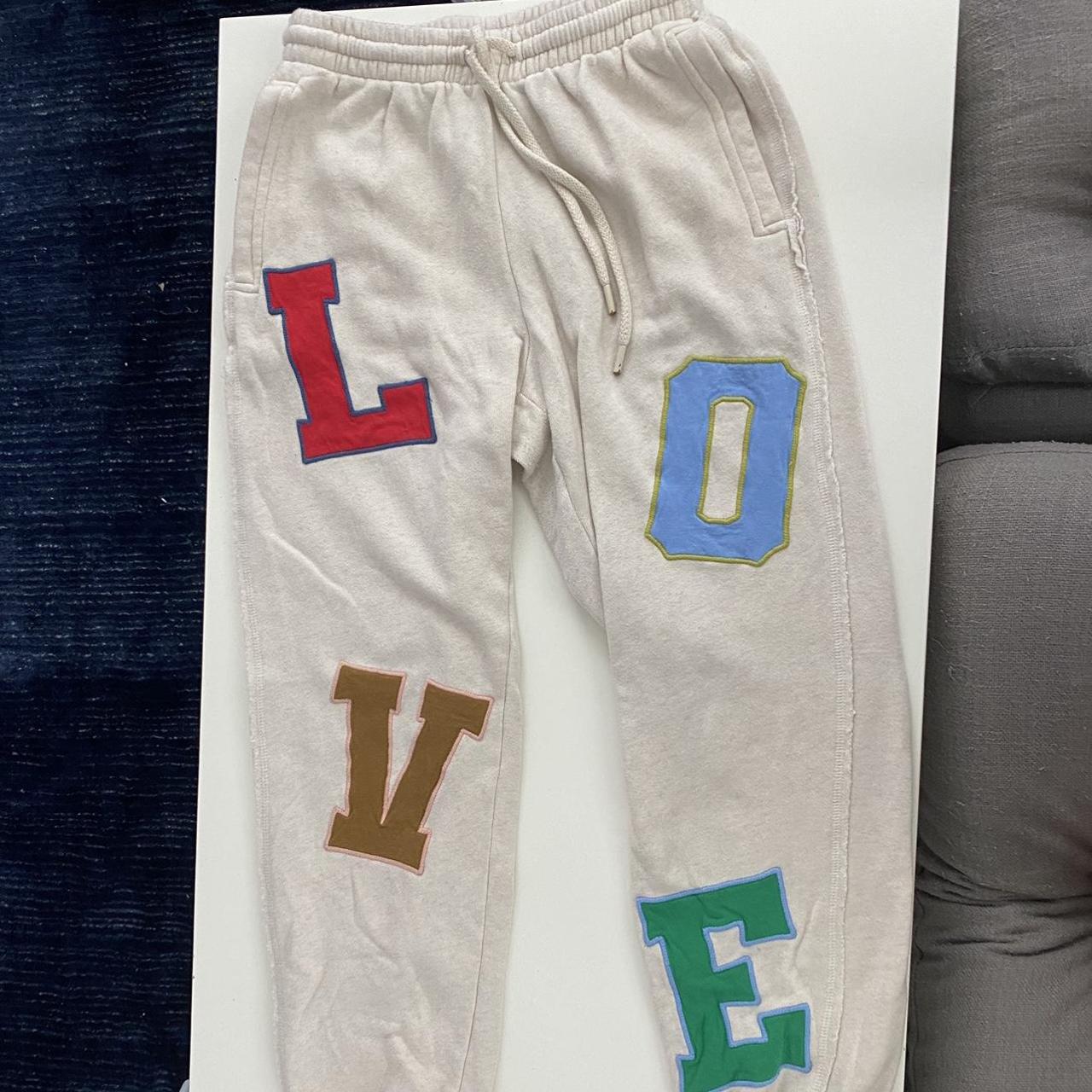 Aerie Patched LOVE Sweatpants , Size: Small, Small...