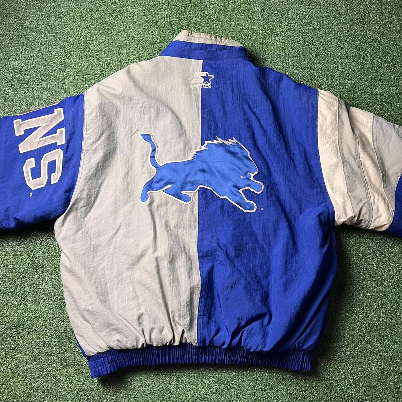 Vintage 90s Detroit Lions Football NFL Starter... - Depop