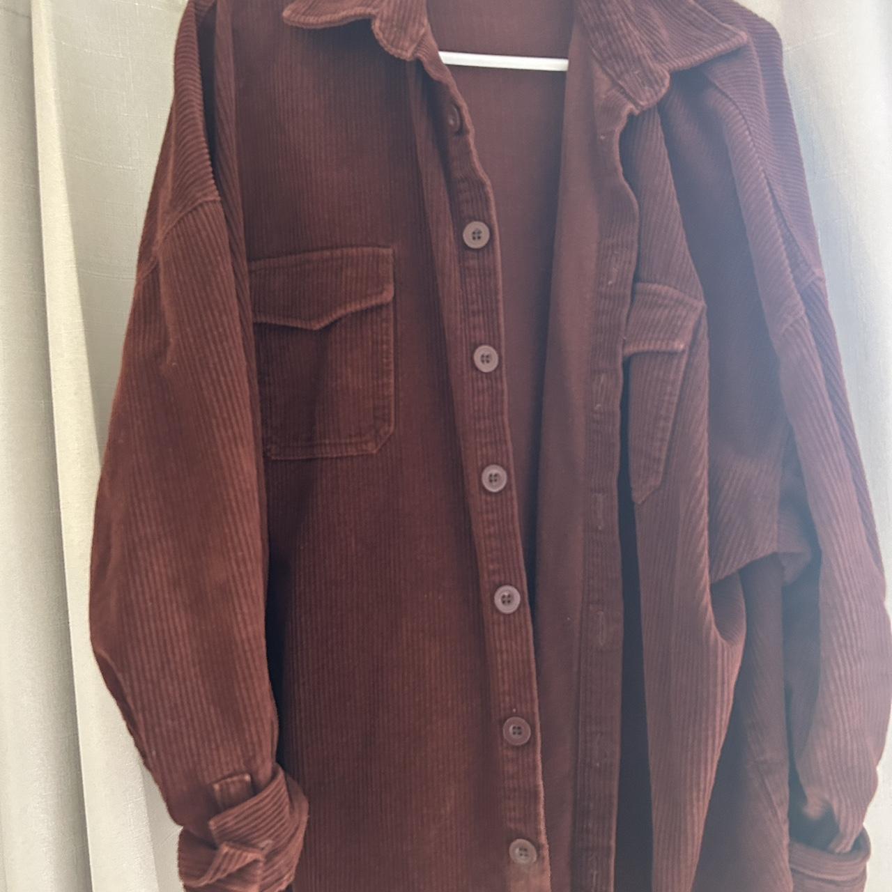 Crop Shop Boutique OVERSIZED CORDUROY JACKET on sale