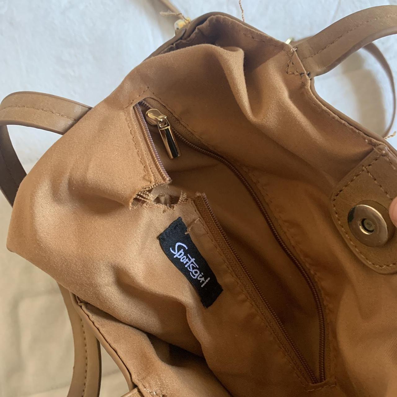 Sportsgirl brown crossbody tote bag cute Depop
