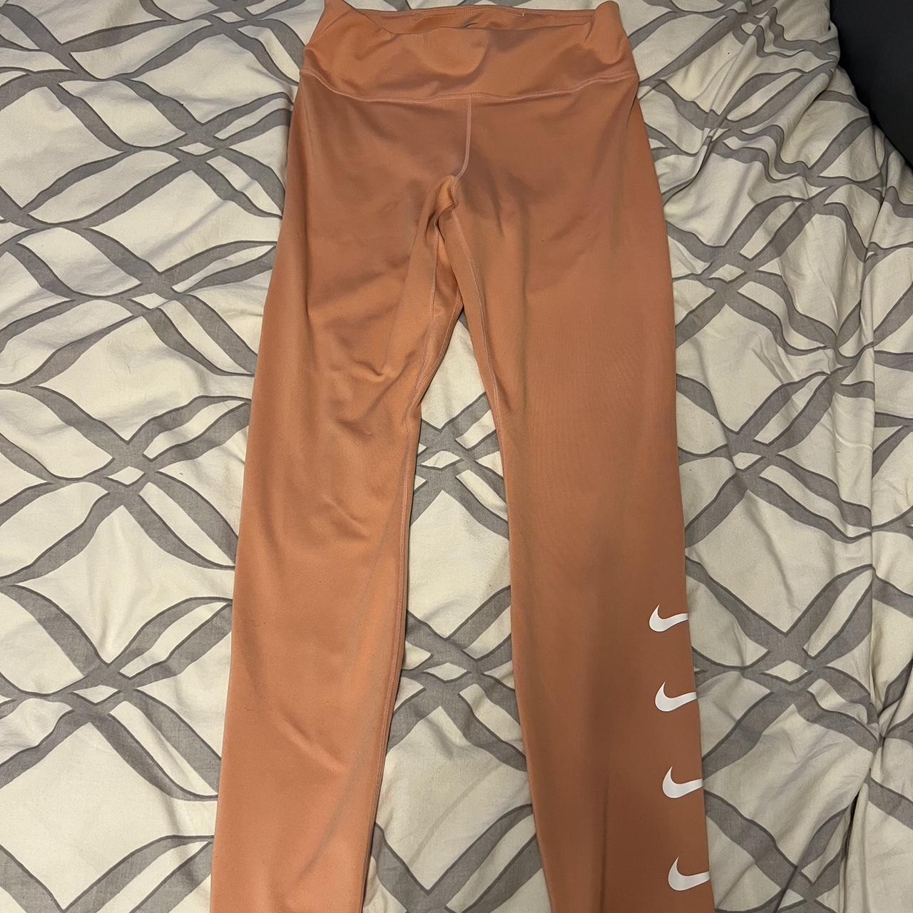 Nike orange leggings best sale