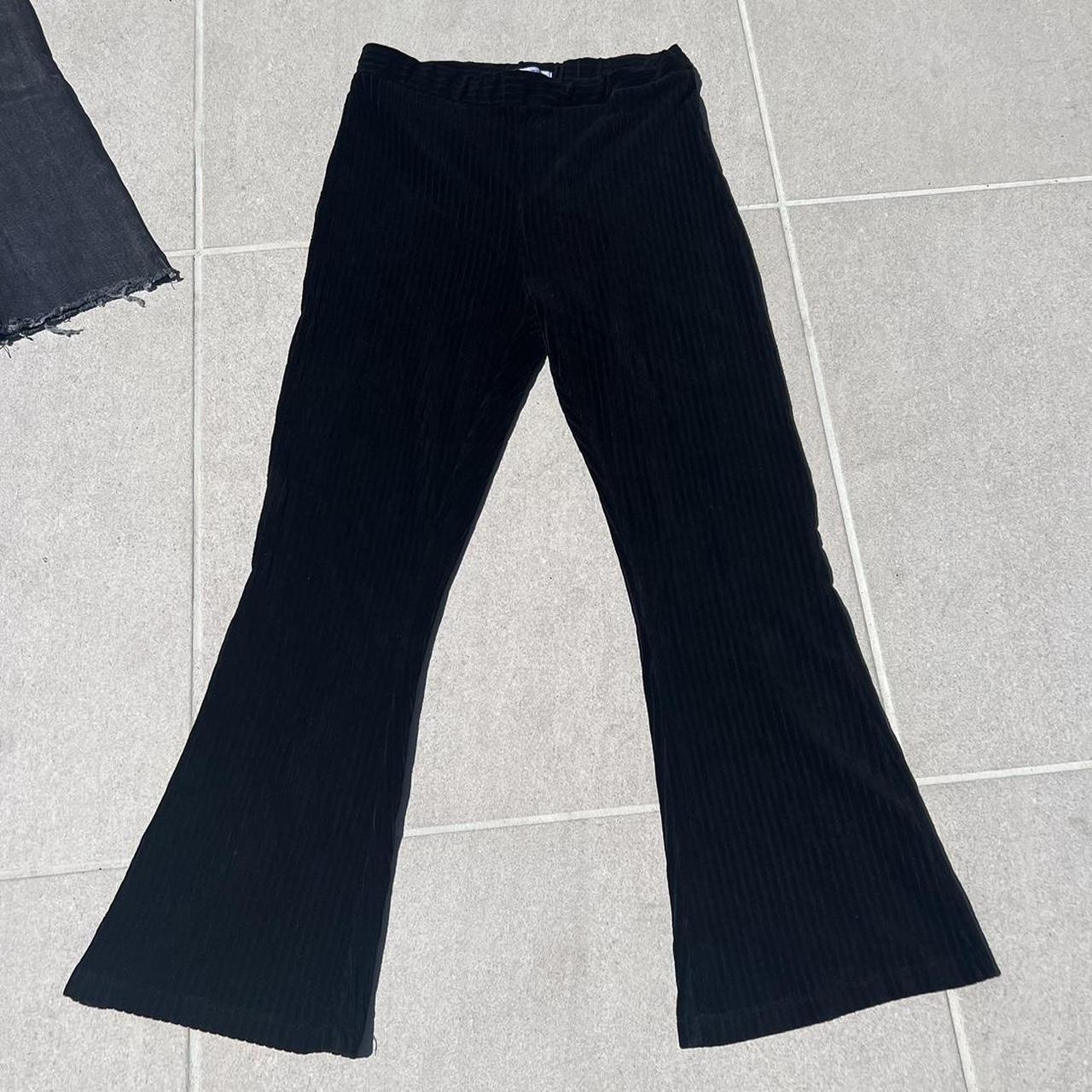 Urban Outfitters Velvet Corduroy Flare Pants with... - Depop