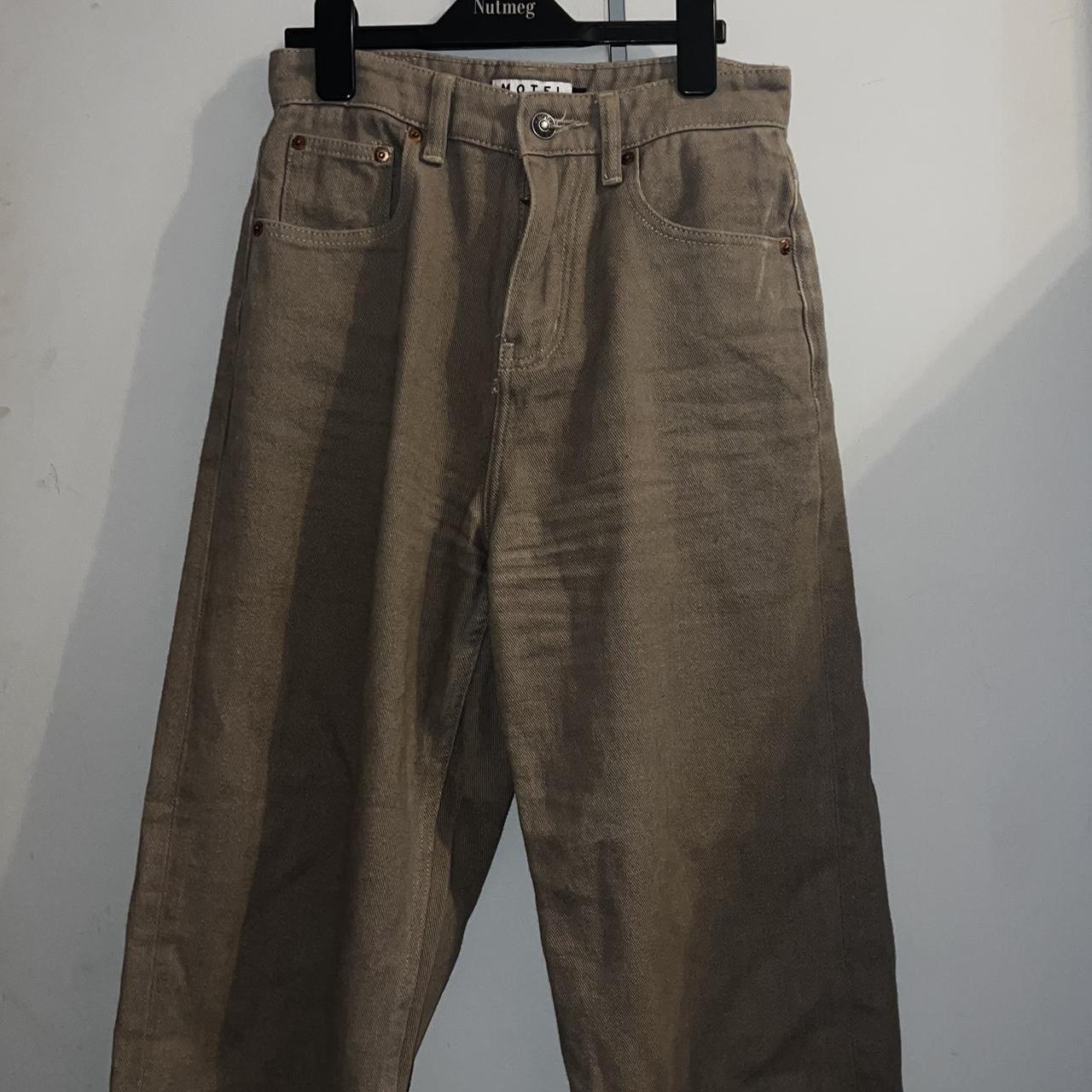 Motel rocks burnt olive jeans size xs. Selling as... Depop
