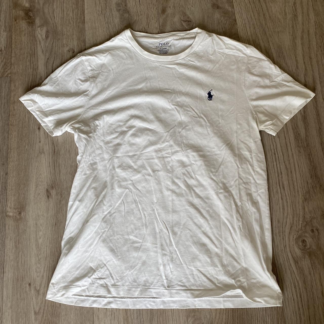 Polo Ralph Lauren white custom slim fit... - Depop