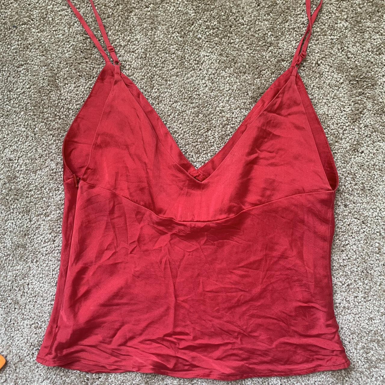 Moda International Women's Red Vest | Depop