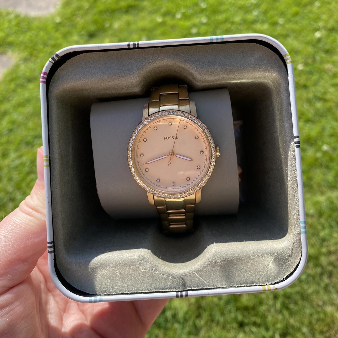 Fossil neely rose gold watch best sale