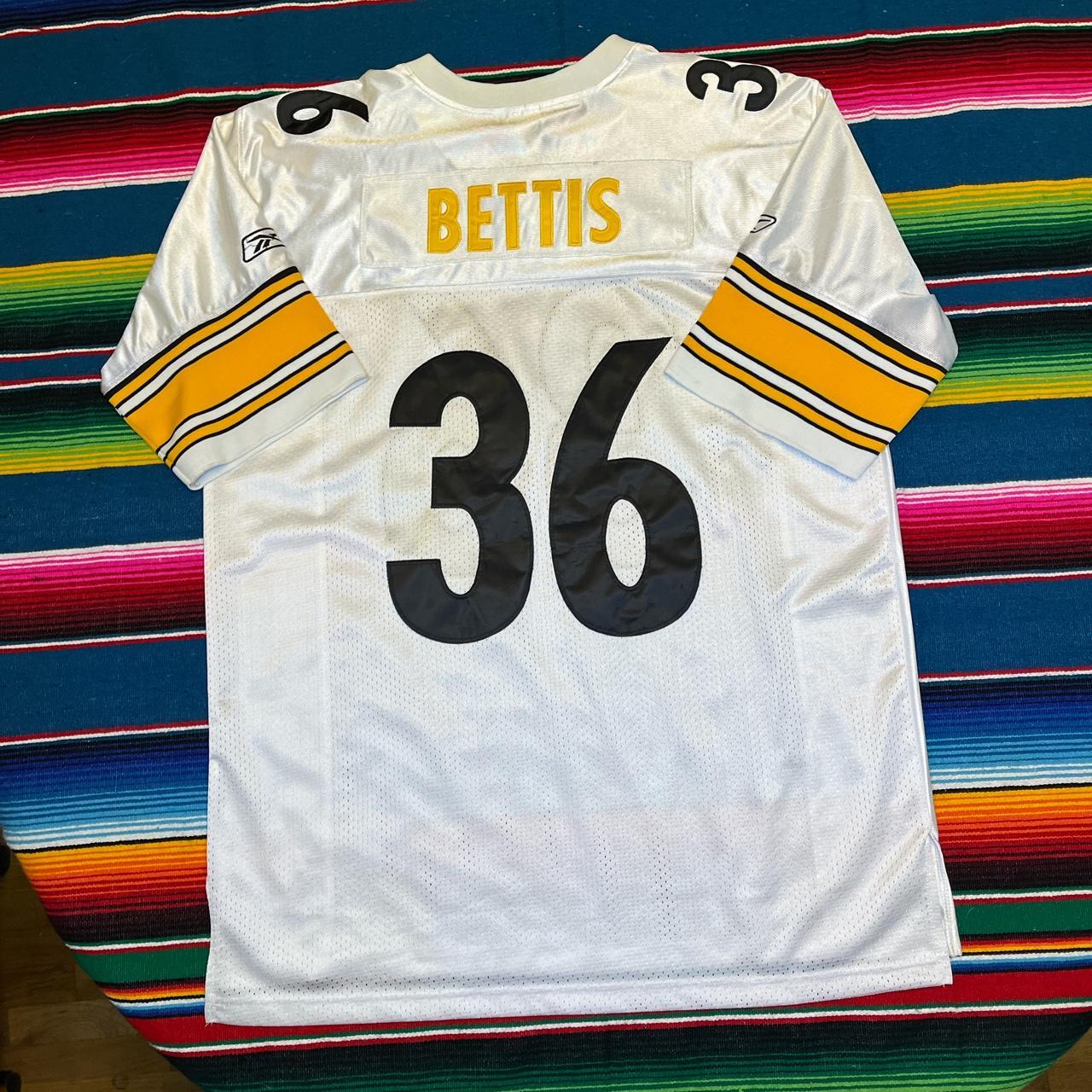 Vintage Pittsburgh Steelers Jerome Bettis 36 Jersey Reebok 