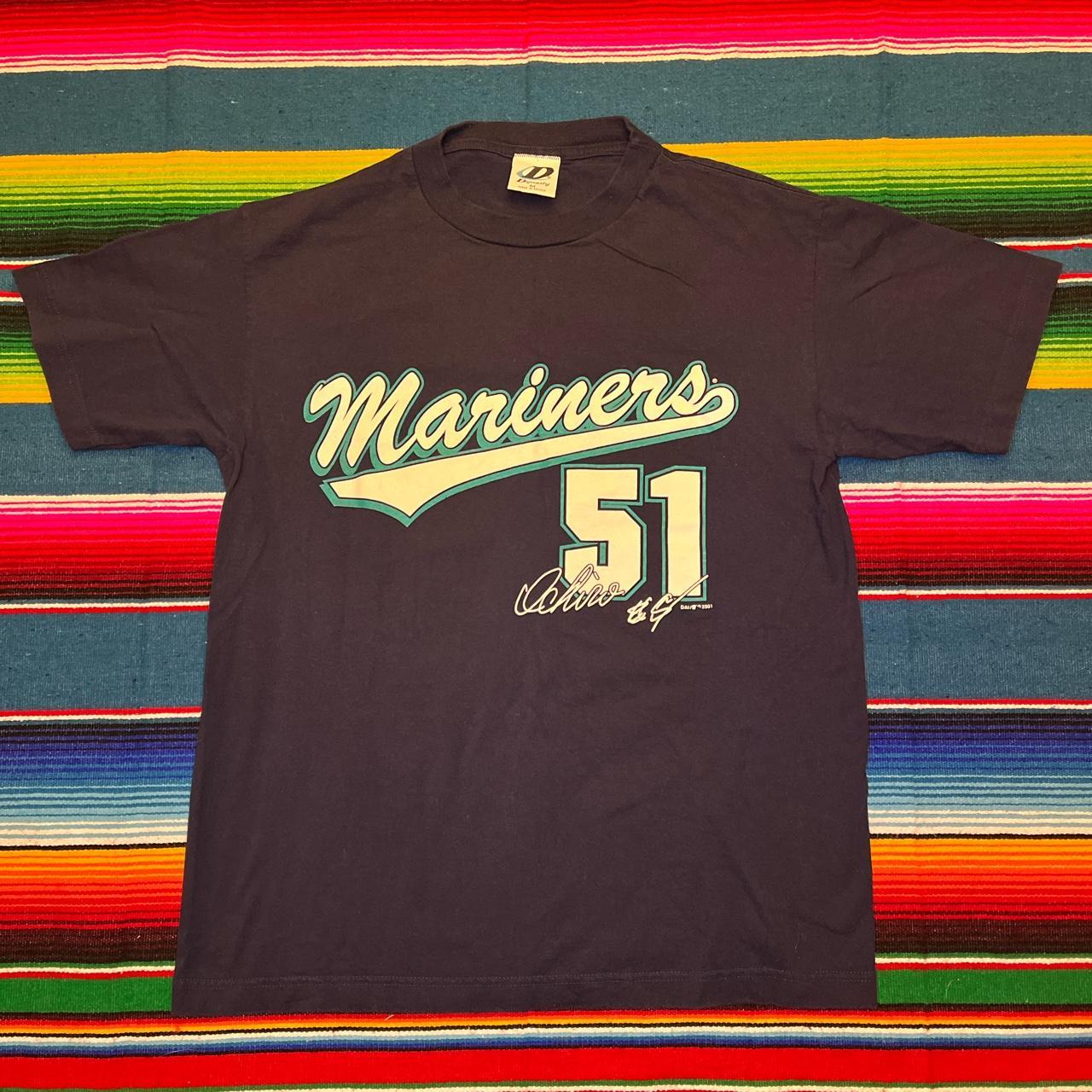 Ichiro Suzuki Vintage 2001 Seattle Mariners Dynasty T-Shirt