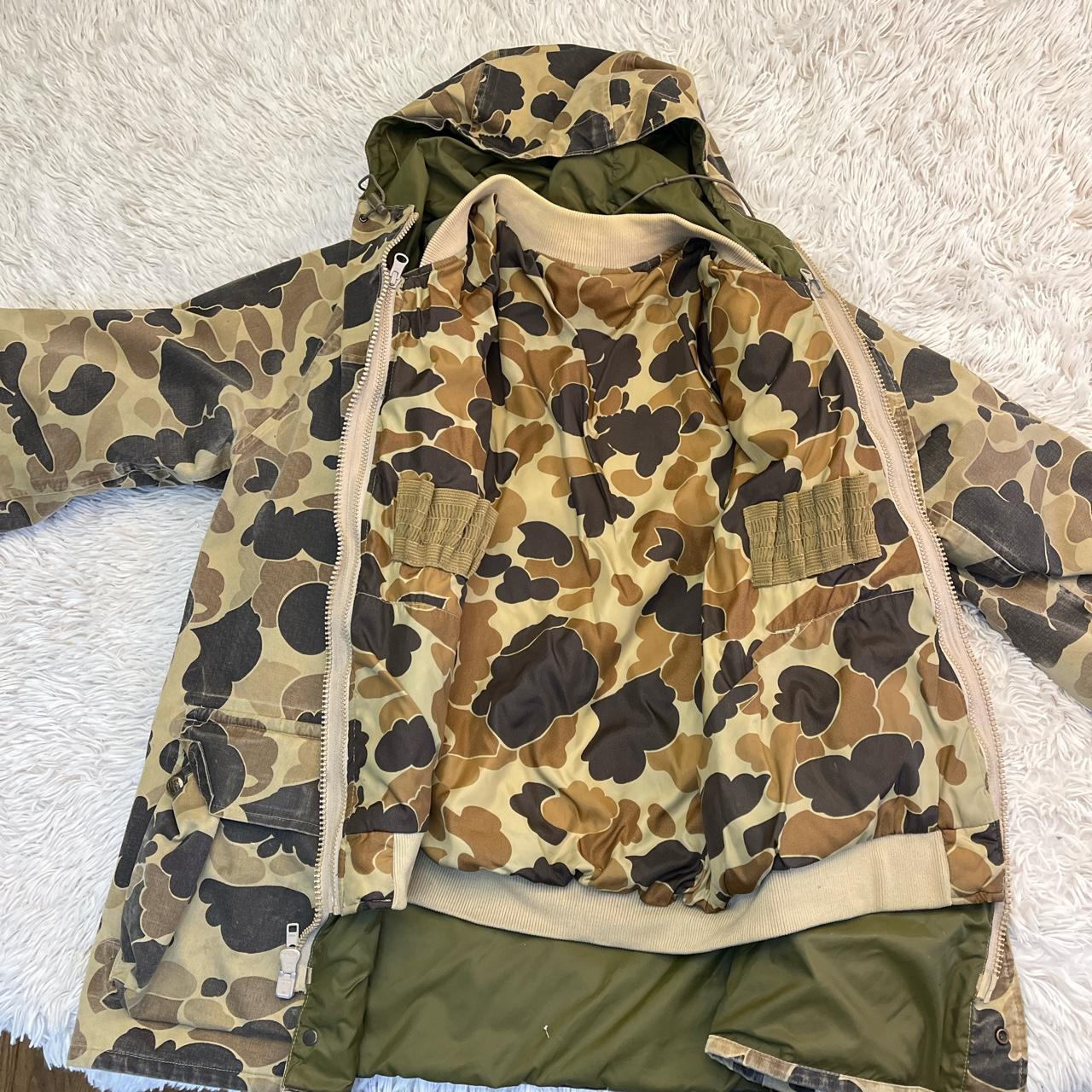 Vintage 80s Gore-Tex Columbia camouflage jacket with... - Depop