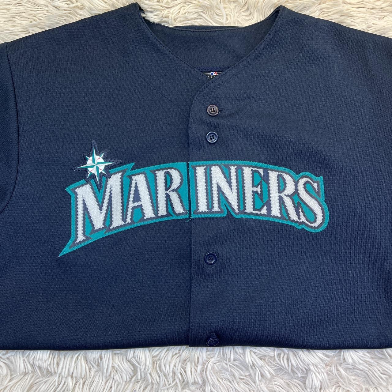 Vintage 90's Seattle Mariners baseball jersey. Super - Depop