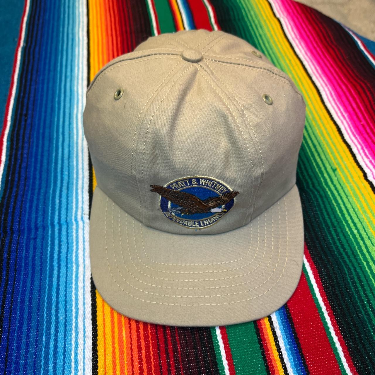 Vintage 90s 6 panel hat Pratt & Whitney dependable... - Depop