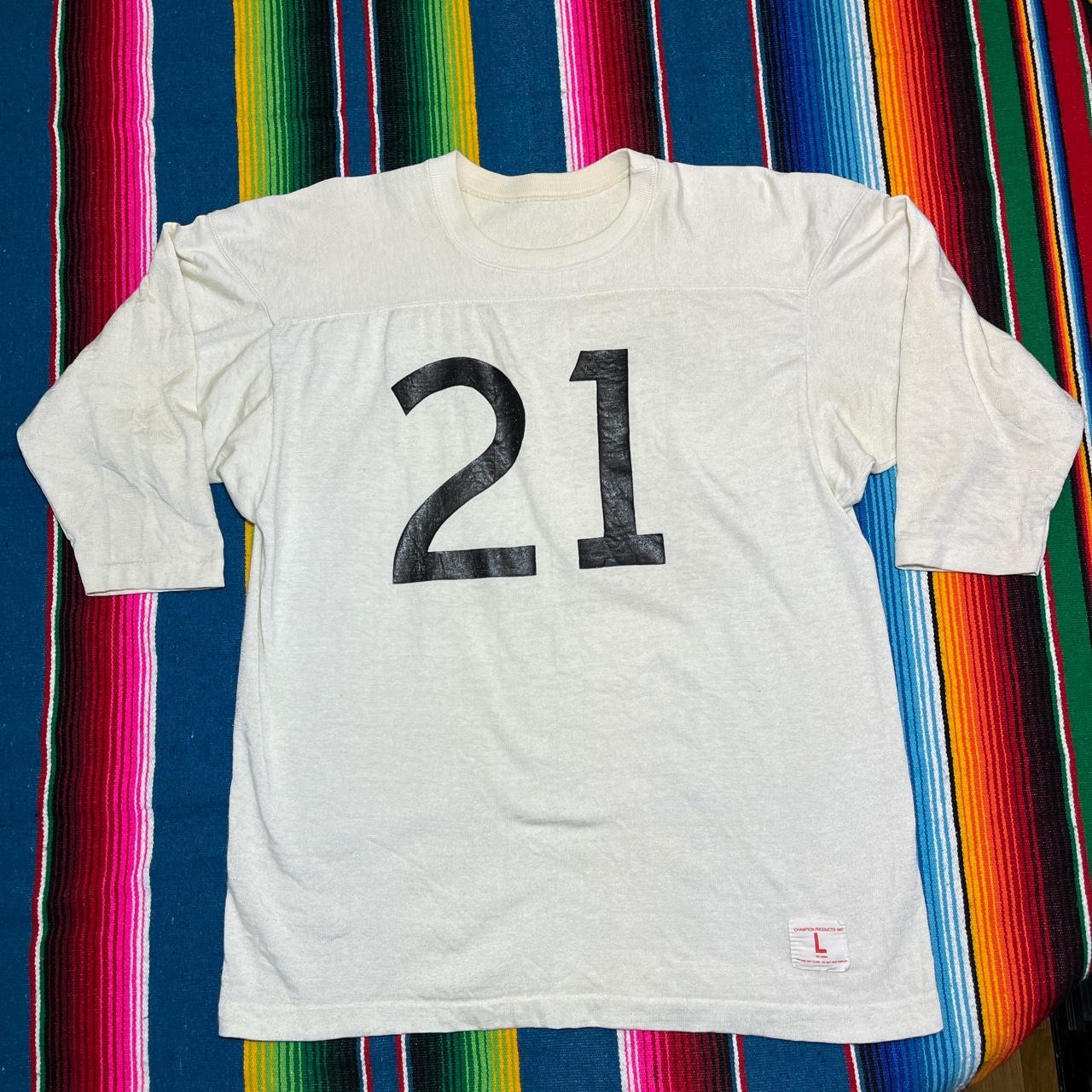 Vintage 70s football jersey , White Jersey with