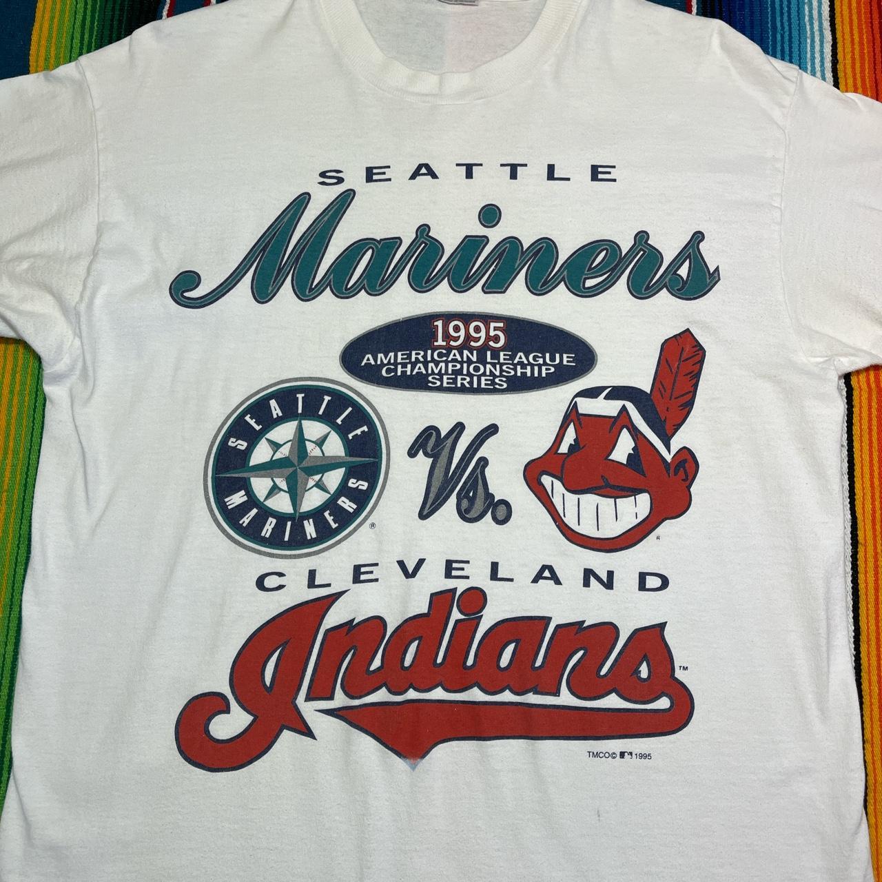 Vintage Seattle Mariners NWT 1995 ALDS Champs Shirt. - Depop